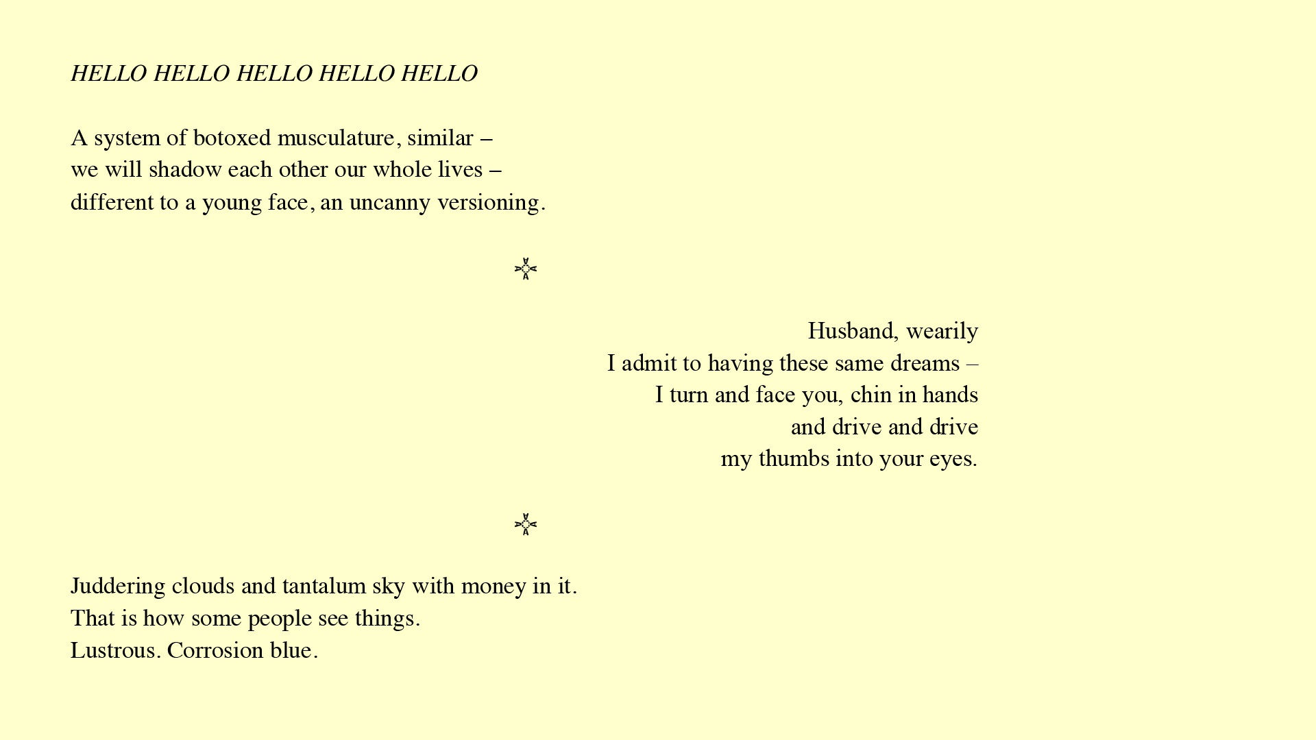 Rachael Allen Hello Hello Hello Hello Hello