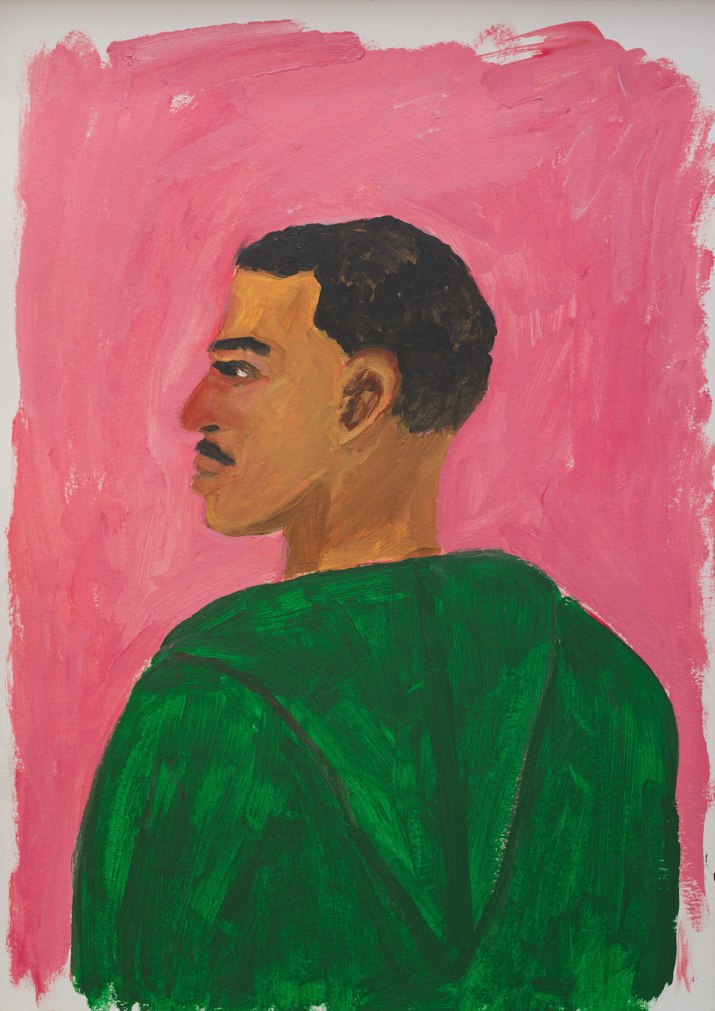 Anuar Khalifi Figure 1 Drawing, 2025 Acrylic on Paper 40 x 30 cm | 48 x 35 cm (framed)