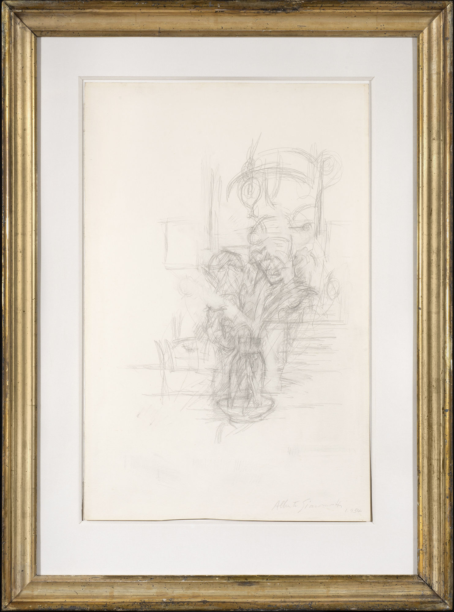 Alberto Giacometti Fleurs, Stampa 1954