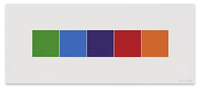 Ellsworth Kelly, Color Squares 4, 2012