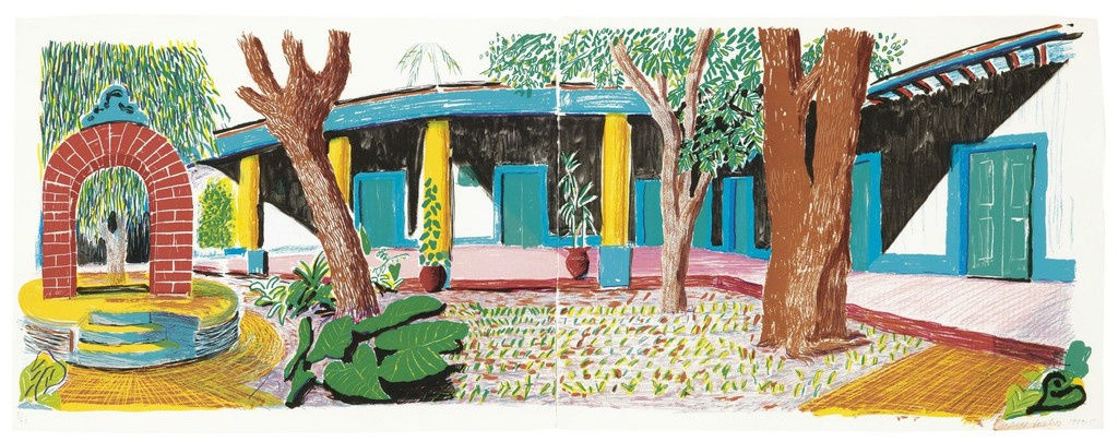David Hockney, Hotel Acatlan: Second Day, from Moving Focus, 1984-1985