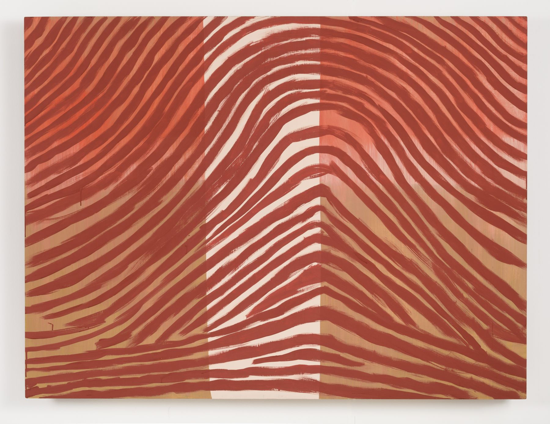 Moira Dryer FINGERPRINT #2644 1988 Casein on wood 48 x 63 x 3 inches (121.92 x 160.02 x 7.62 cm) MD 14