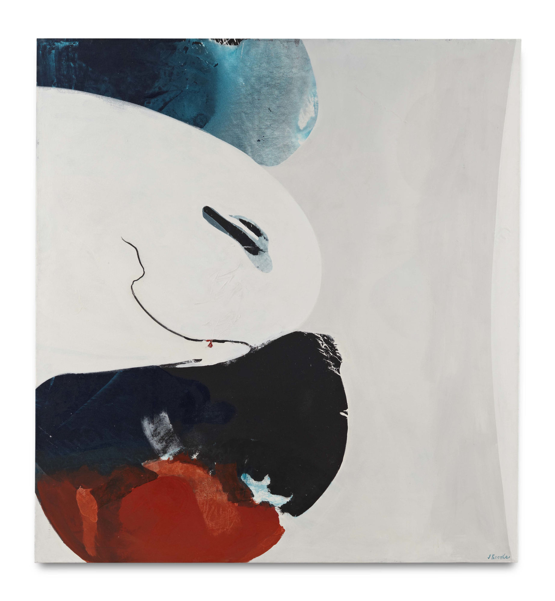 Yarboro, 1972 Acrylic on canvas 80 x 74 inches (203.2 x 188 cm)