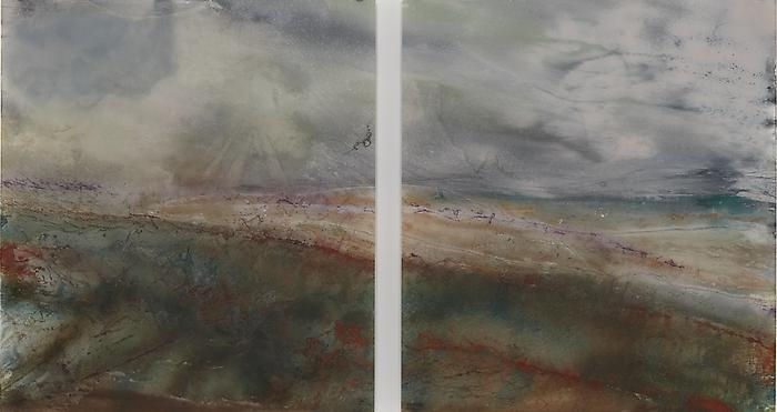 Giacinto OcchioneroNovember Hydrofool, 2010Reverse aerosol painting on plexiglass39 1/2 x 35 1/2 inches (100.3 x 90.2 cm) each panel