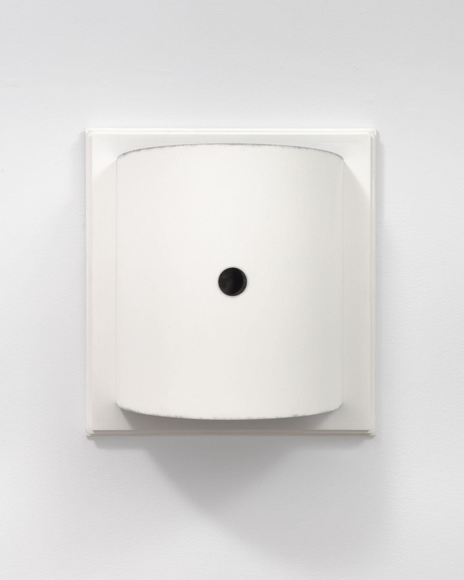 Moon and stars, 2018 Graphite on paper with mirror 15 x 14 x 8 inches (38.1 x 35.6 x 20.3 cm)