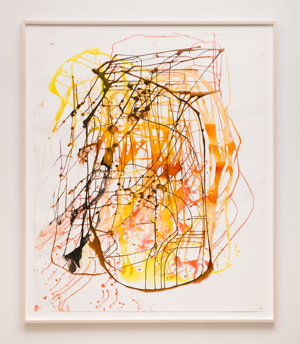 Jackie Saccoccio Portrait 10 (Lynda) 2017 Gouache and ink on Yupo paper 77 1/2 x 65 1/2 inches (196.9 x 166.4 cm) JSa 337