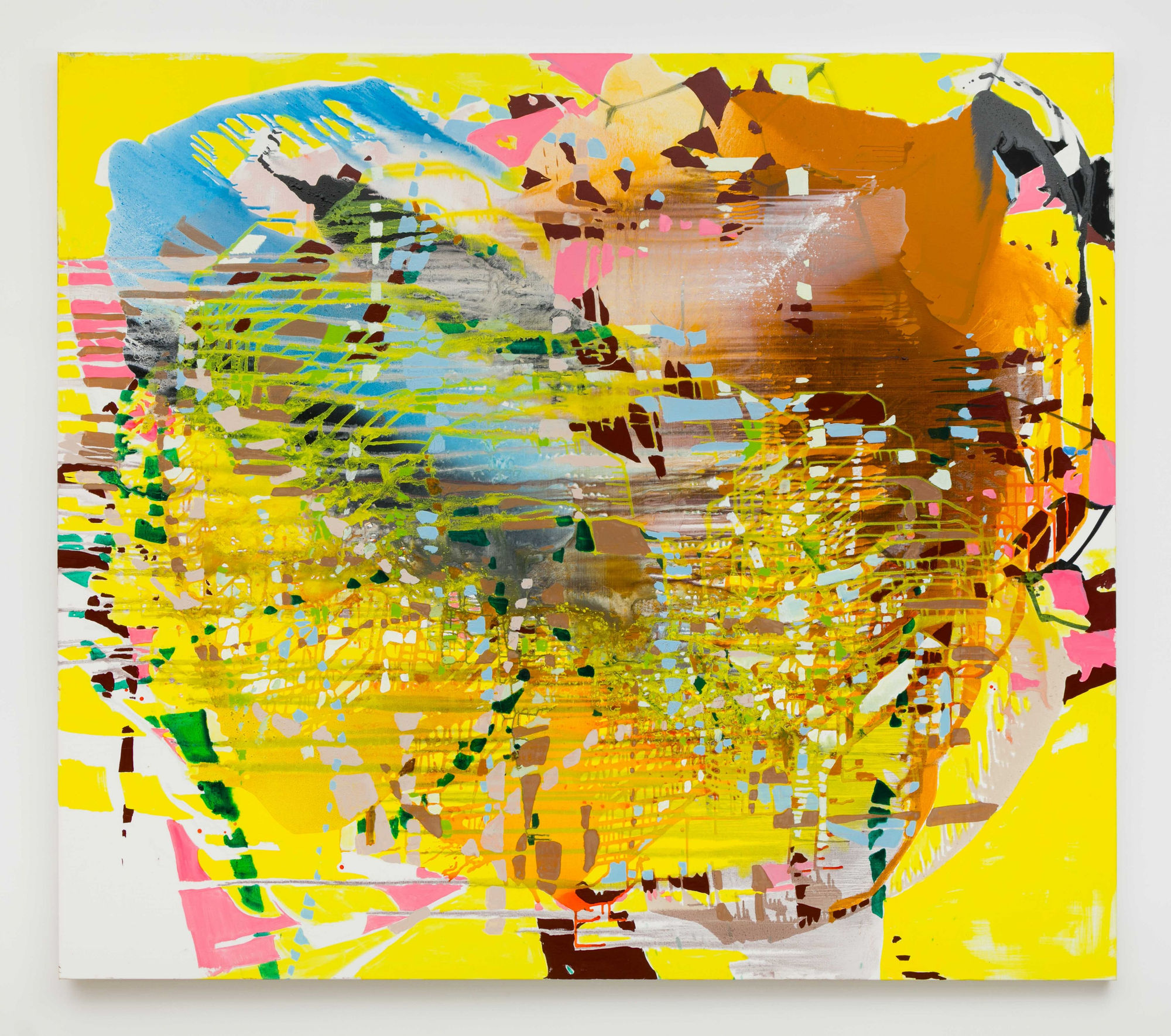 Jackie Saccoccio Place (Horizon) 2016 Oil on linen 79 x 90 inches (200.7 x 228.6 cm) JSa 308