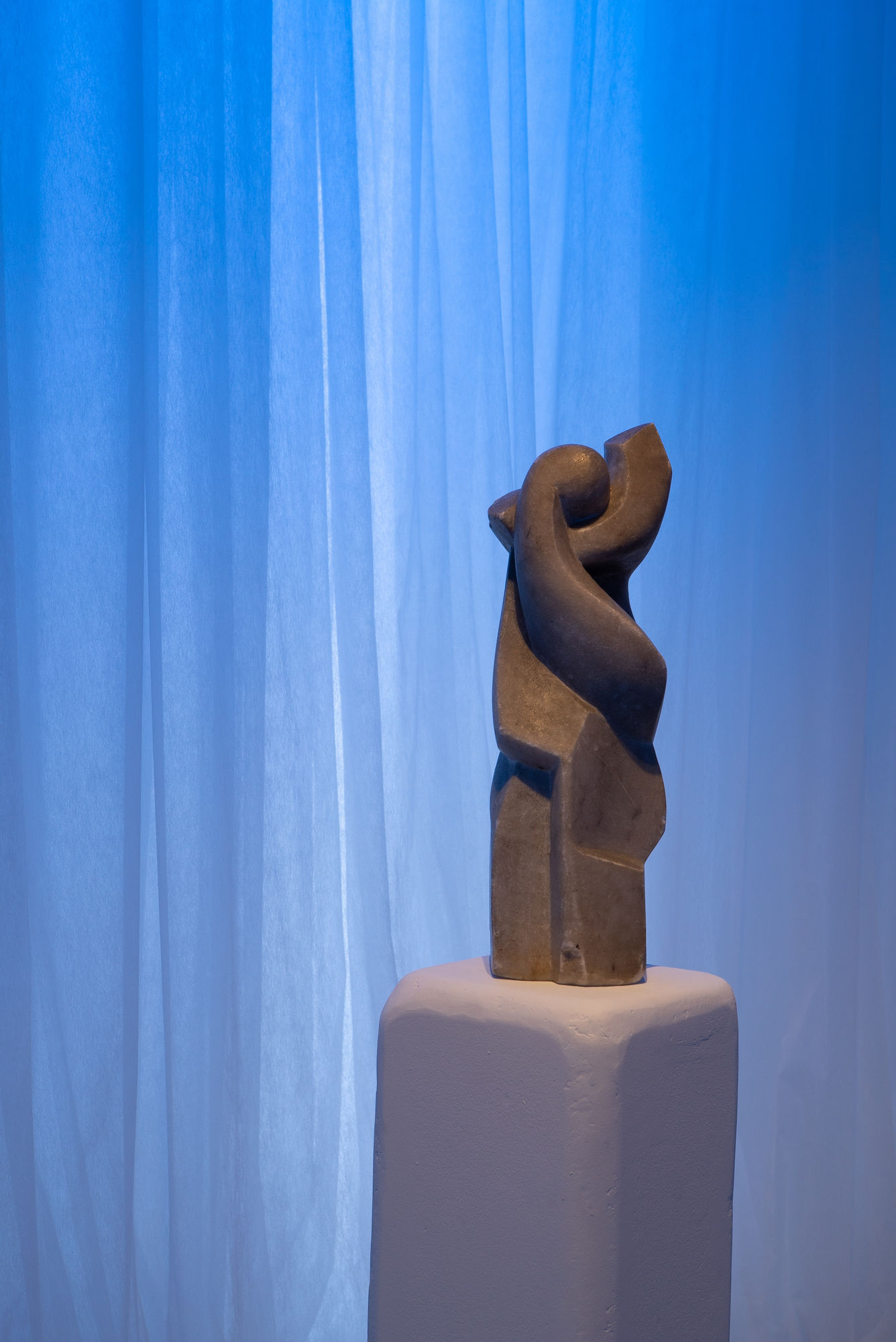 Antanas Mončys: Glamonė /L’étreinte, Year unknown From private collection of Sabina Mončys Installation view fotographed by Laurynas Skeisgiela