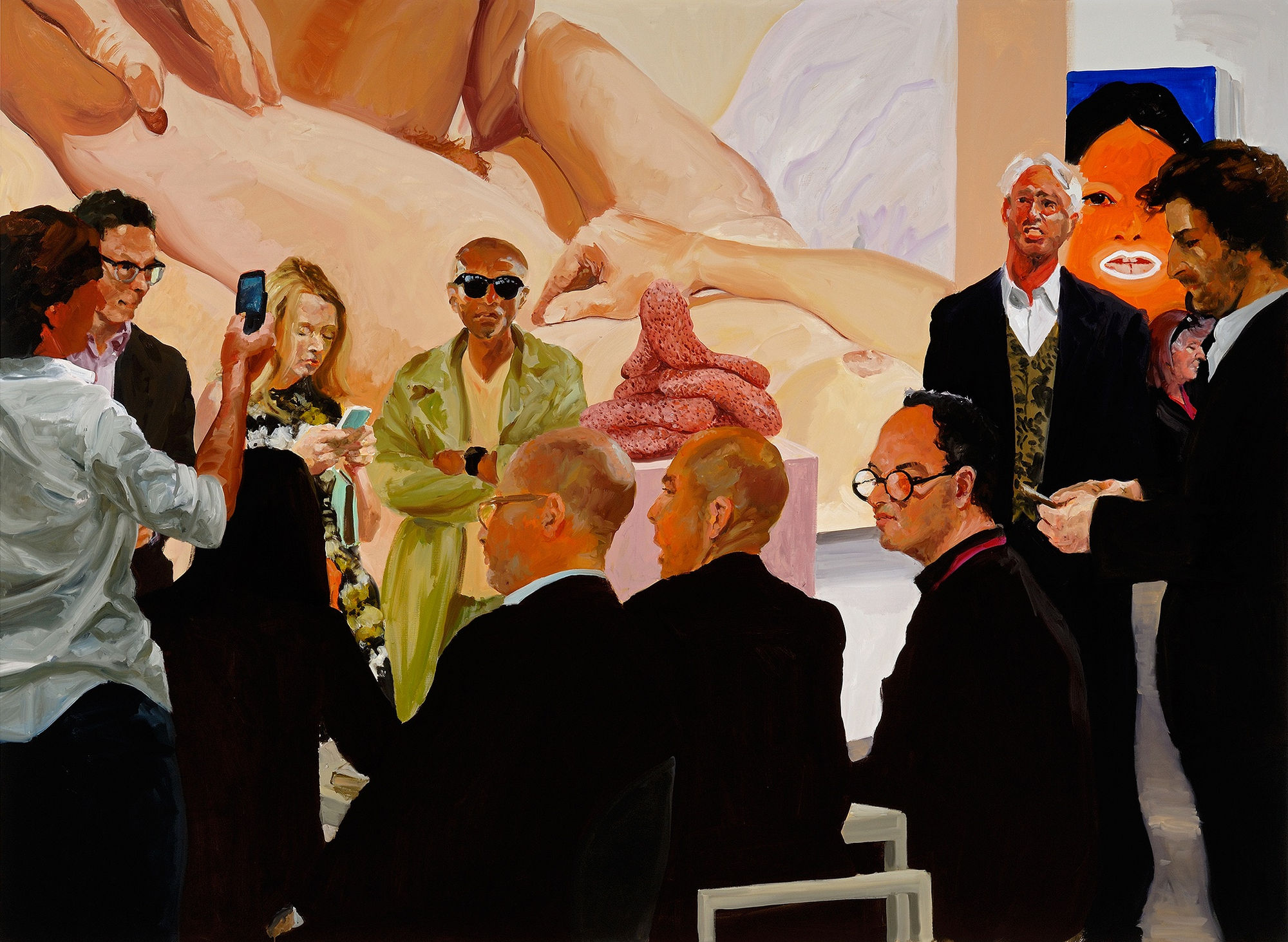 Art Fair: Booth #4 The Price, 2013 Oil on linen 208.3 x 284.5 cm, 82 x 112 in
