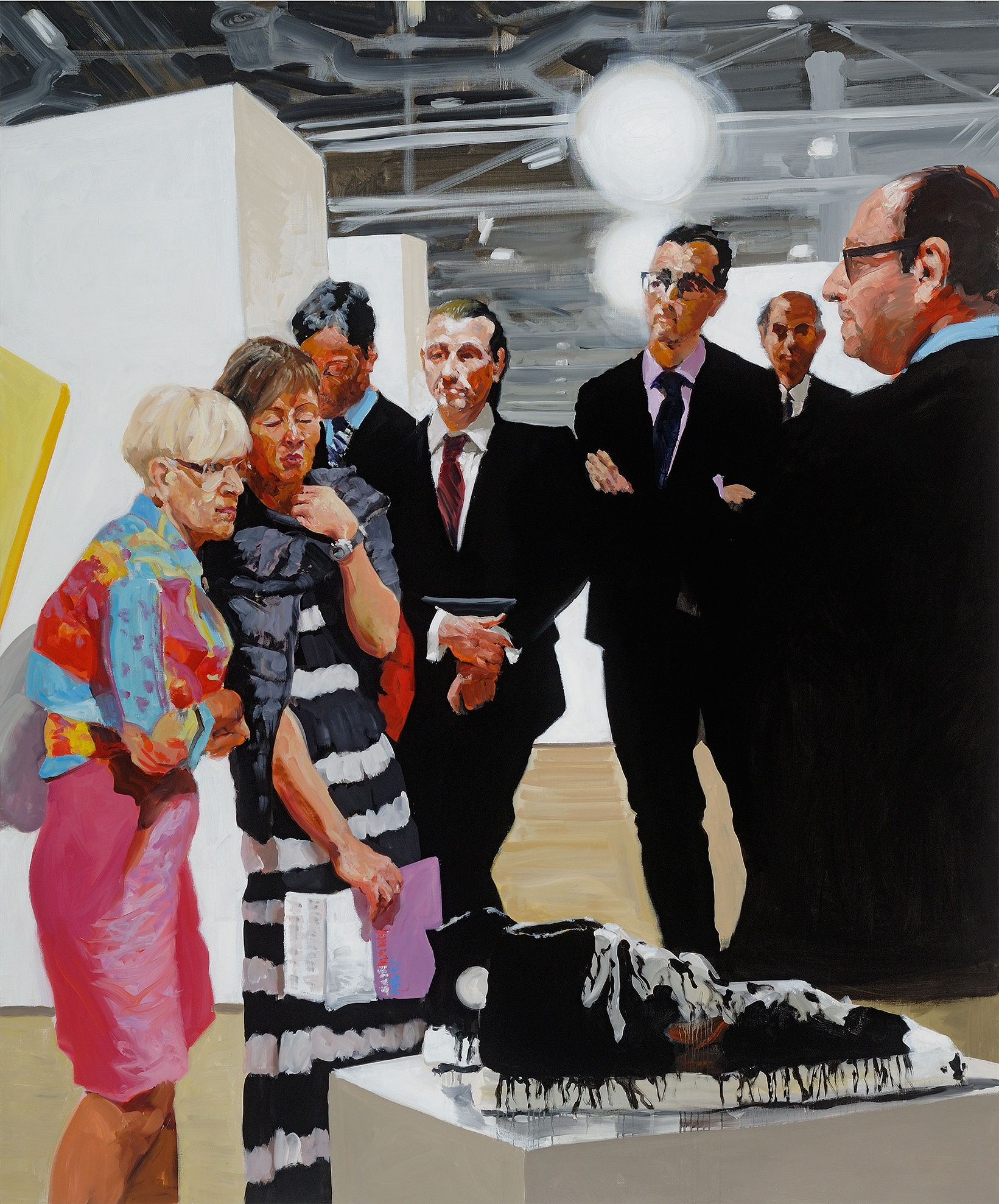 Art Fair: Booth #1 Oldenburg's Sneakers, 2013 Oil on linen 208.3 x 172.7 cm, 82 x 68 in