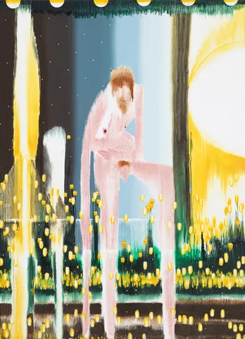 Creation of Adam, 2013 Acrylic on linen, 129.5 x 177.8 cm 51 x 70 in