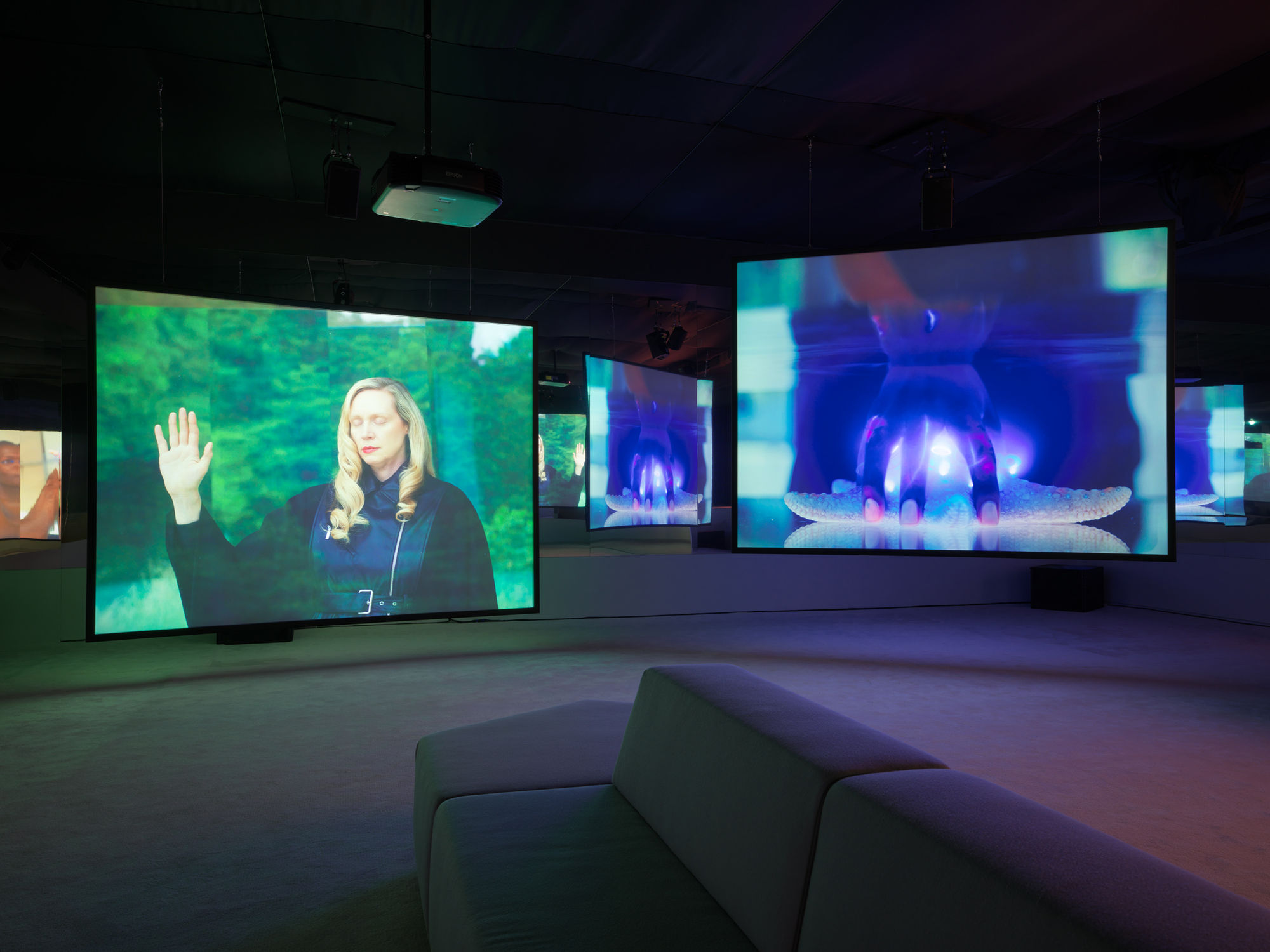 Isaac Julien, All That Changes You. Metamorphosis, 2025. Installation view, Victoria Miro, London