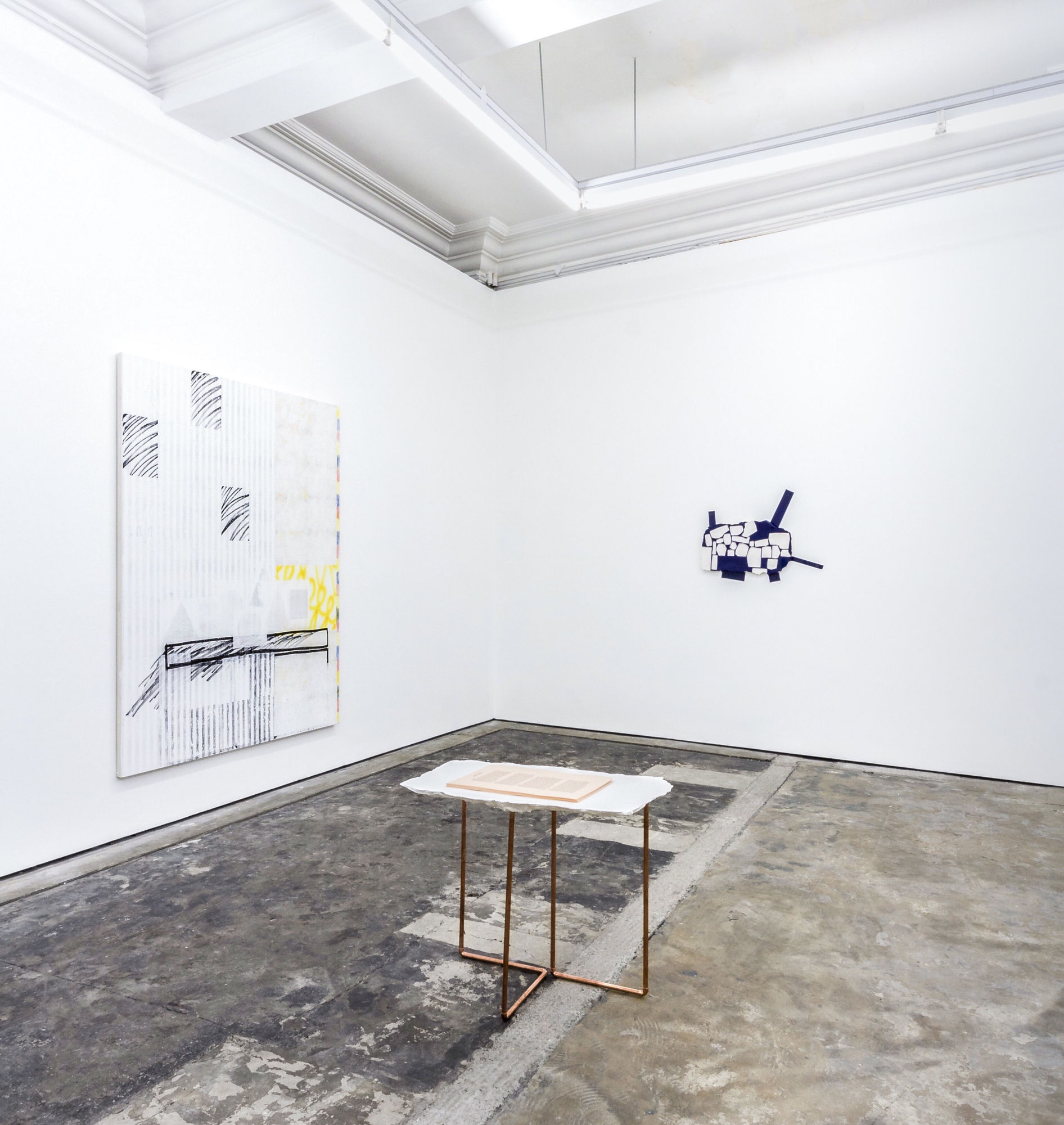 Touche, Éclat 21st October - 16 December, 2018 Installation view at Workplace Foundation, Gateshead Photography: Miles Thurlow