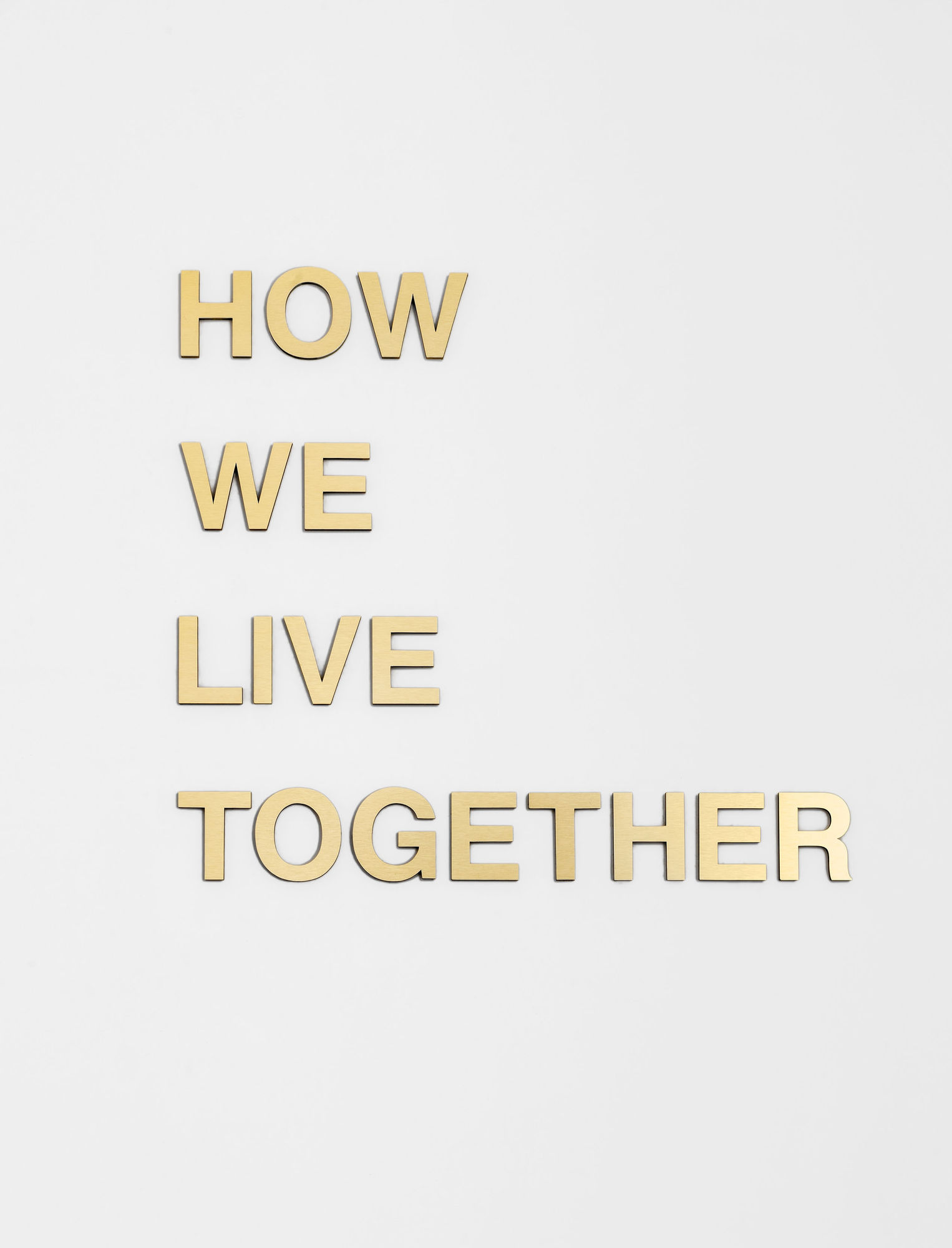 Anne Katrine Senstad - How We Live Together