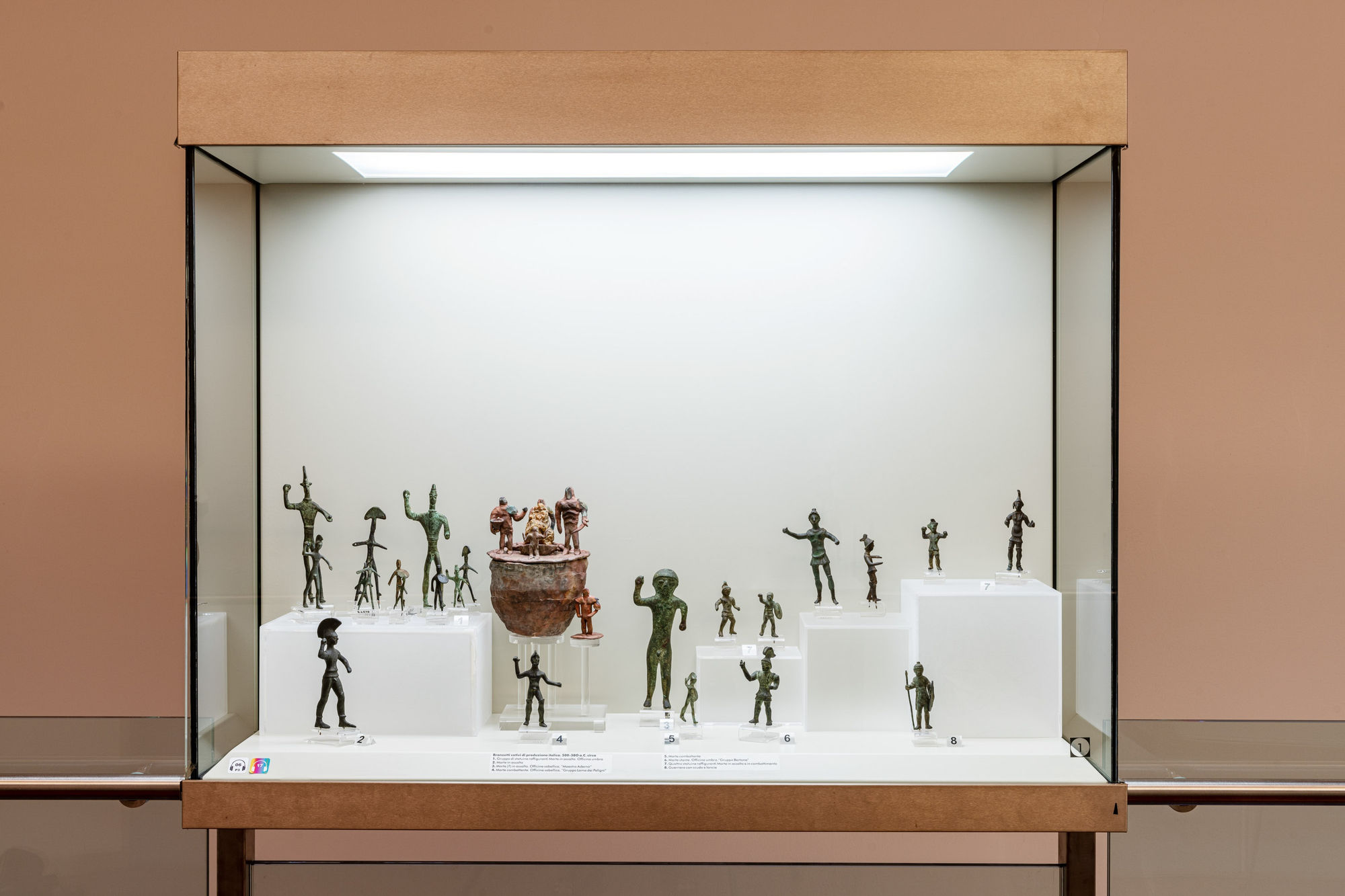 Installation view Dead Nations. Eternal version, curated by Marina Dacci & Svetlana Marich @ ETRU – National Etruscan Museum of Villa Giulia, Rome | June 11 > October 3, 2021 Ph Ela Bialkowska