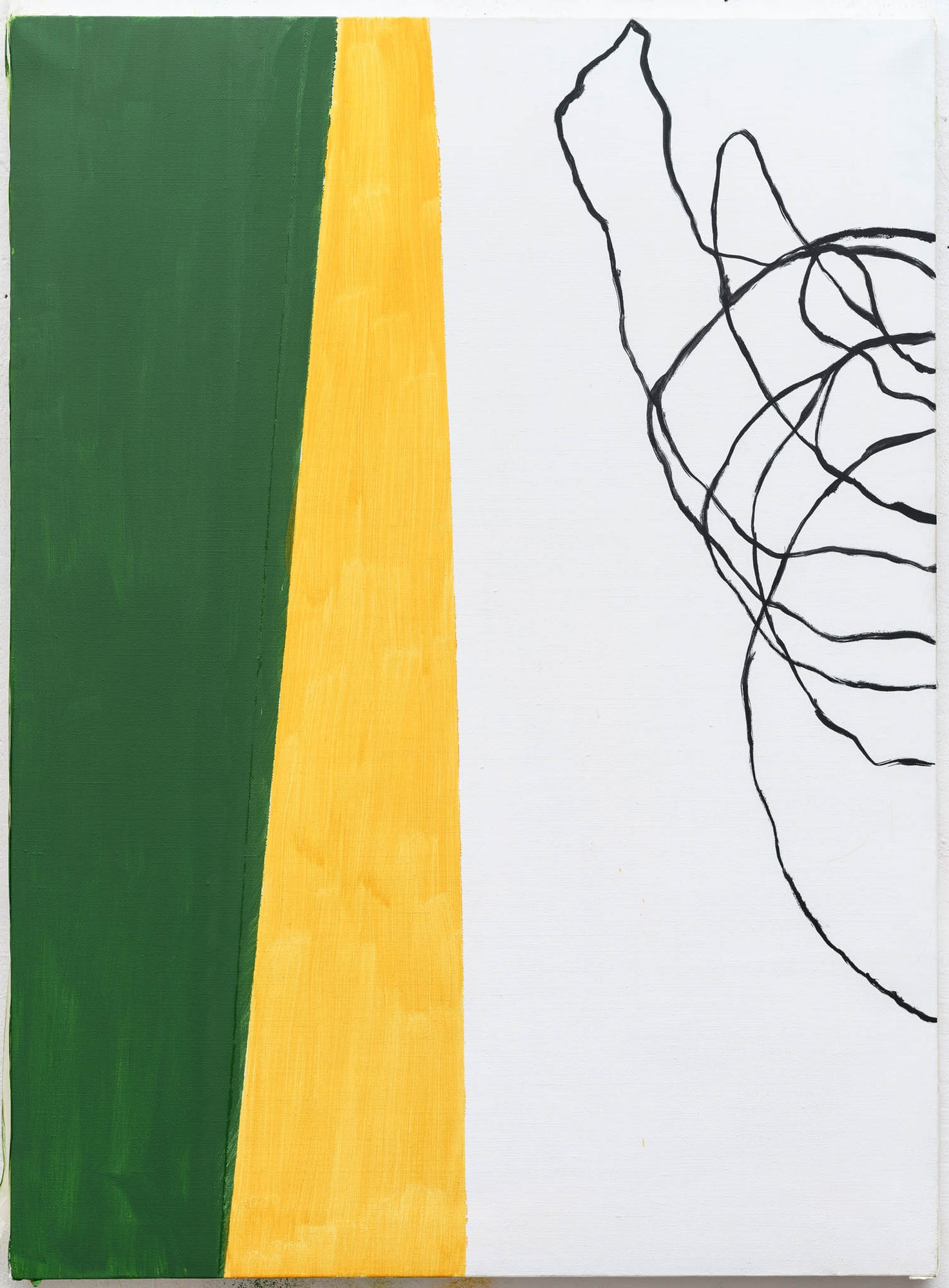 Alessandro Sarra, Senza titolo, 2025, oil on canvas, cm 110 x 152. Ph. Giorgio Benni