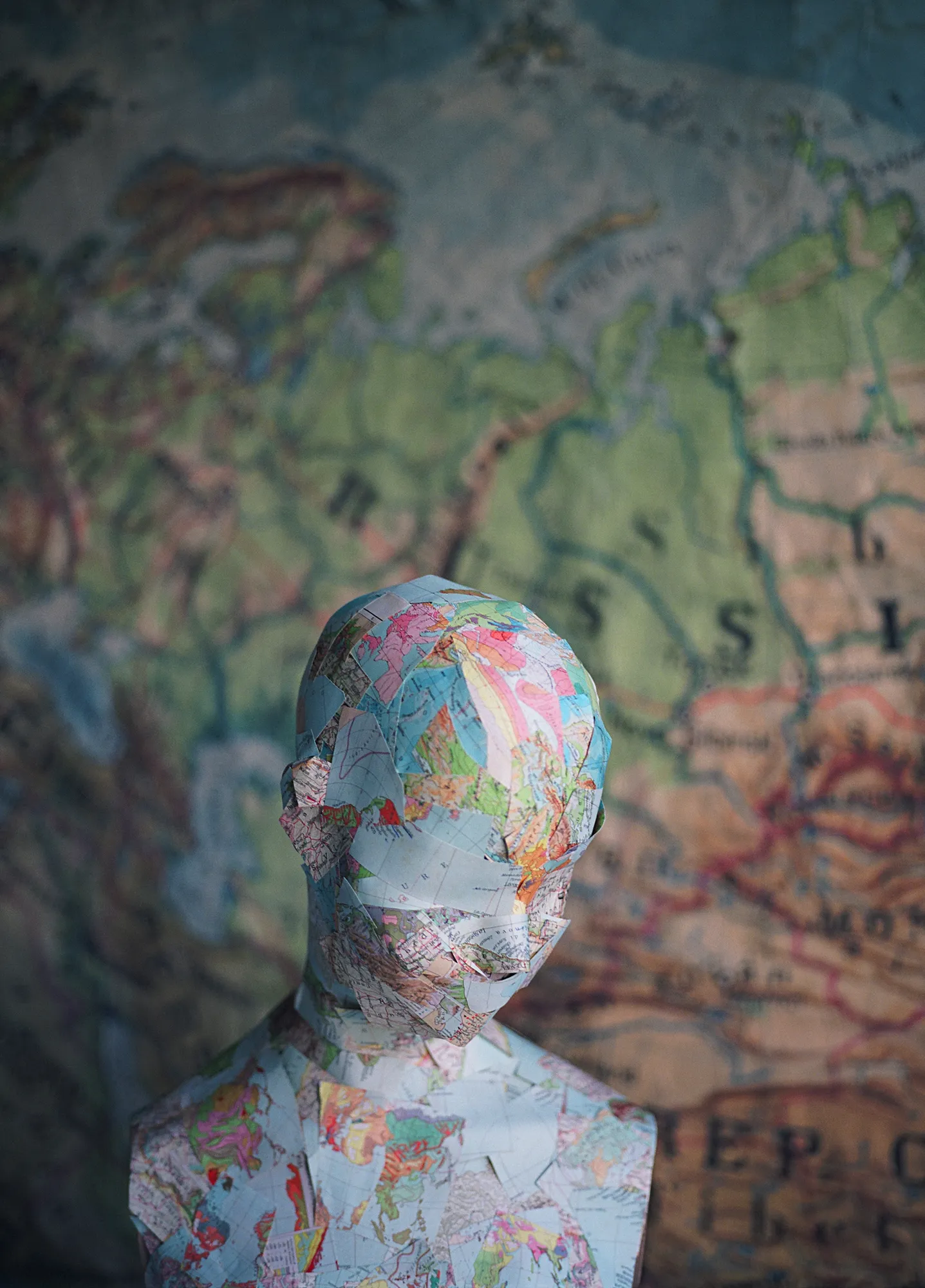 Silvia Camporesi, Geotesta, 2005, Lambda vintage print (print from 2005), from a scanned 6 × 4.5 negative mounted on Dibond, painted wooden frame, UV70 museum glass. Edition: 2/4. cm 70 x 50 (framed: cm 74 x 54) Courtesy of the artist and z2o Sara Zanin