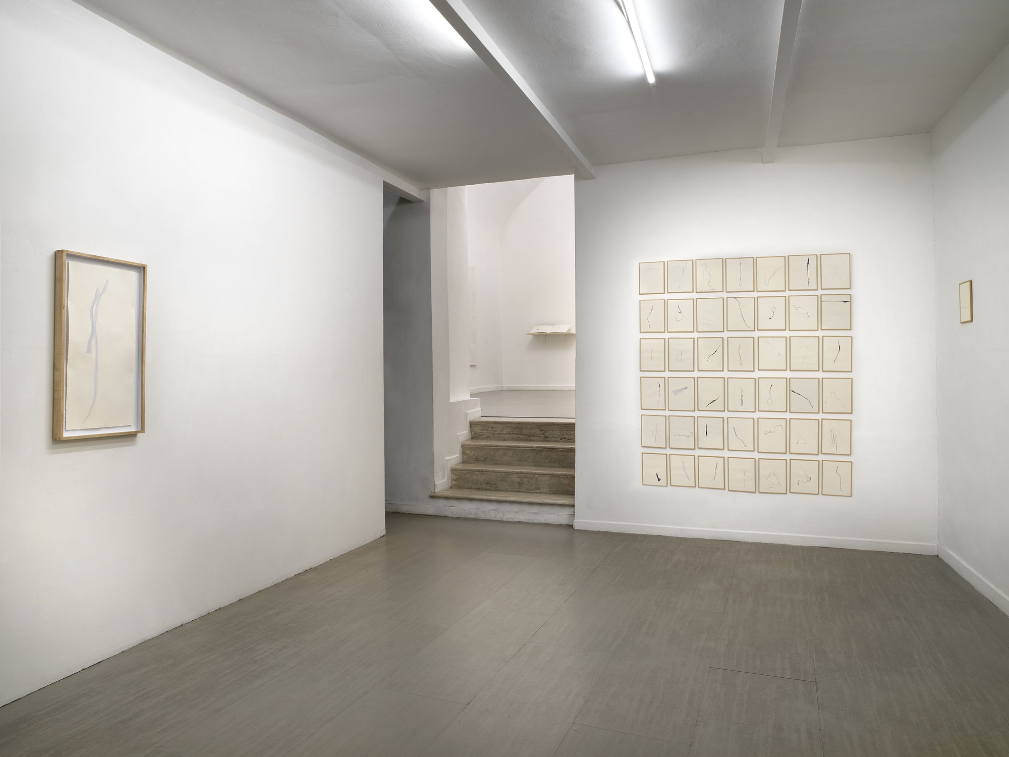 Beatrice Pediconi Nude curated by Cecilia Canziani installation view of the first room ph. Dario Lasagni