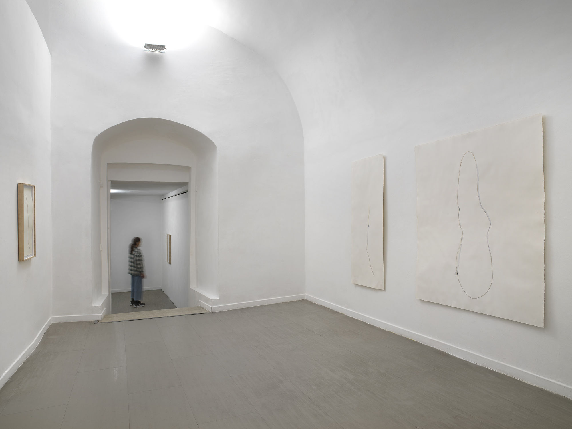 Beatrice Pediconi Nude curated by Cecilia Canziani installation view of the first and second room ph. Dario Lasagni