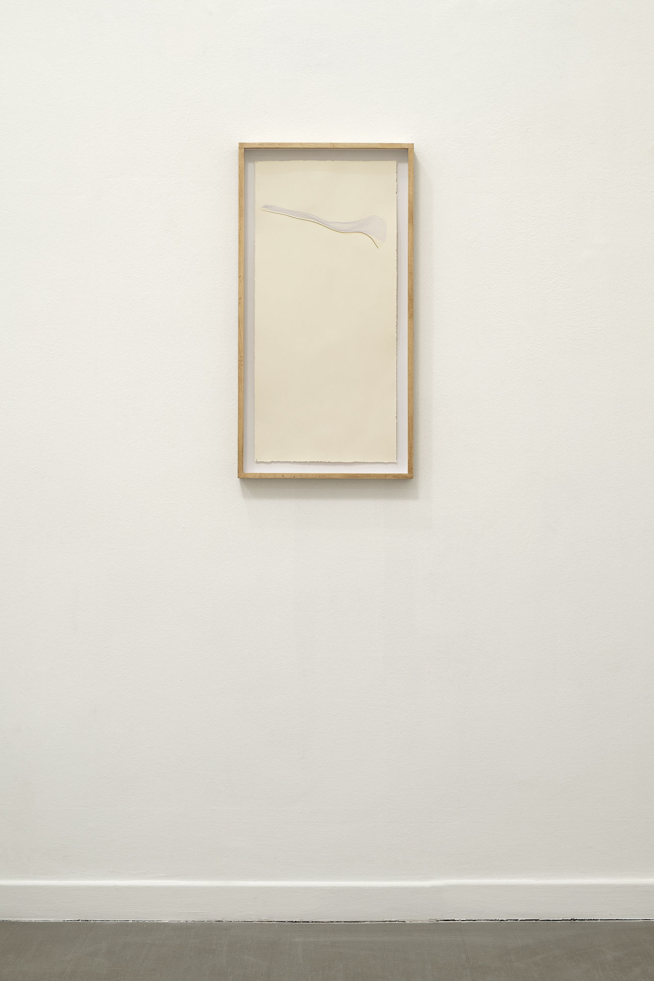 Beatrice Pediconi Untitled Small #2, 2020 Emulsion lift on paper cm 66x30, with frame and glass cm 73x38