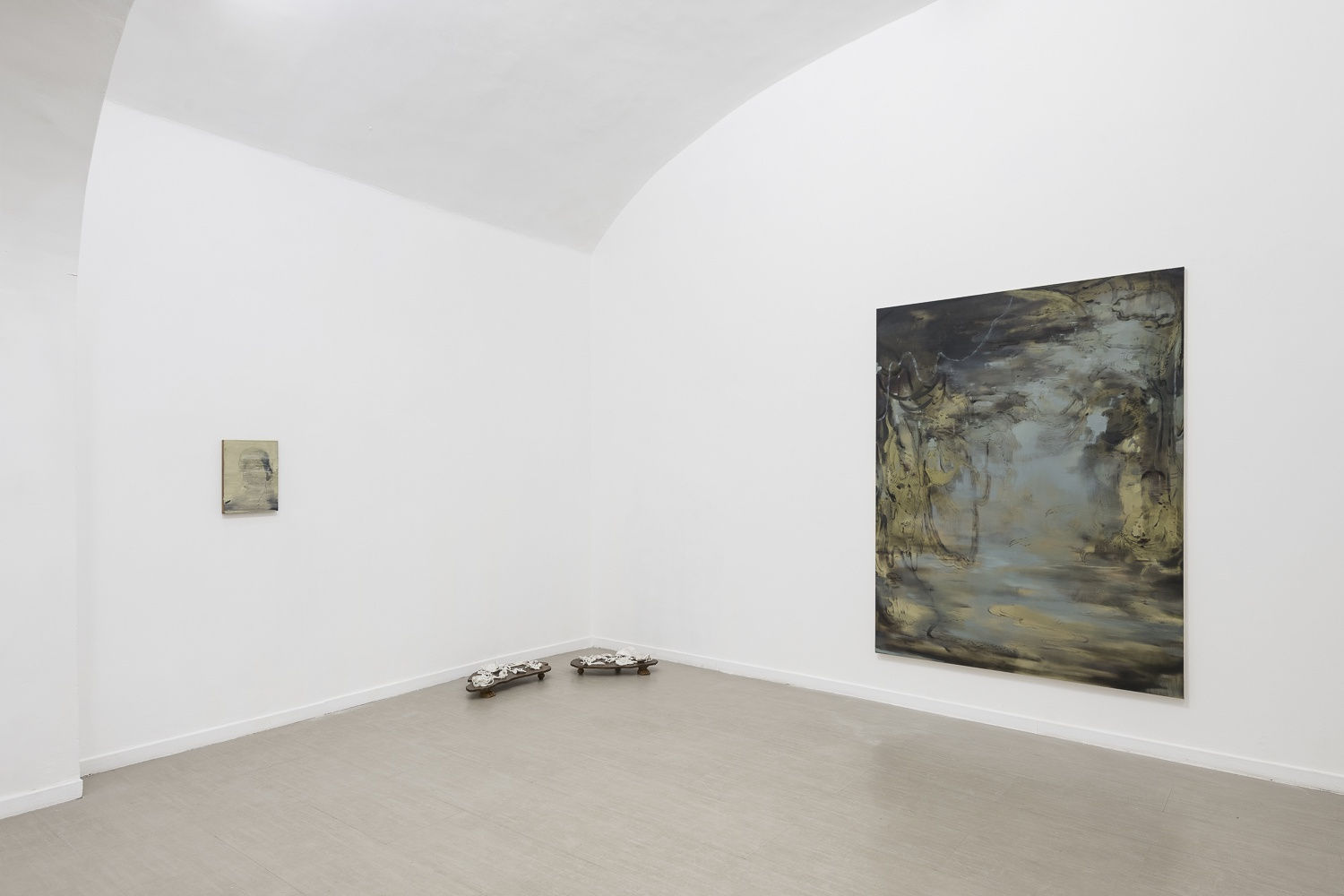 Nazzarena Poli Maramotti Una fòla with a text by Cecilia Canziani in stallation view at z2o Sara Zanin ph. Sebastiano Luciano