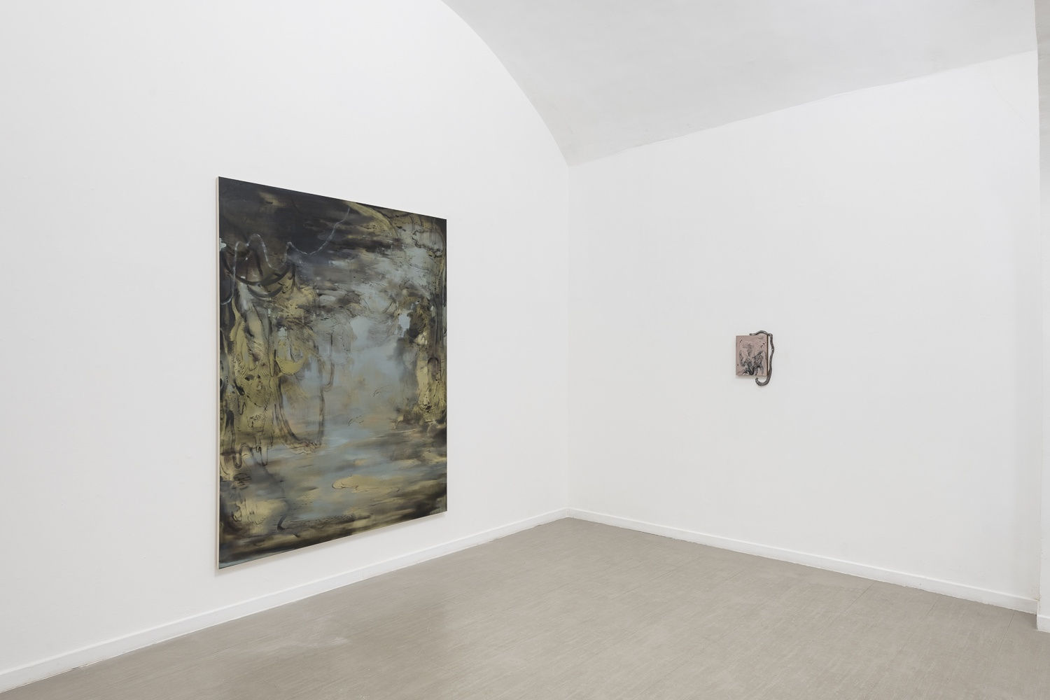 Nazzarena Poli Maramotti Una fòla with a text by Cecilia Canziani in stallation view at z2o Sara Zanin ph. Sebastiano Luciano