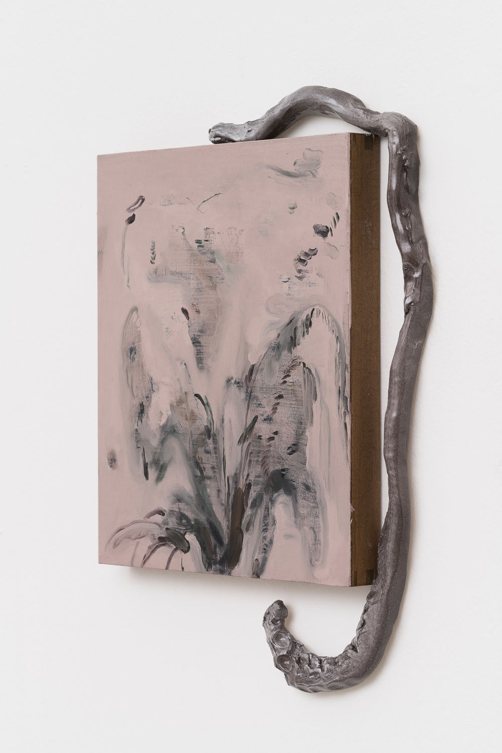 Nazzarena Poli Maramotti Le Ciuffaglie, 2022 Mixed media on board and glazed ceramic 40 x 30 x 3 cm [side view] ph. Sebastiano Luciano