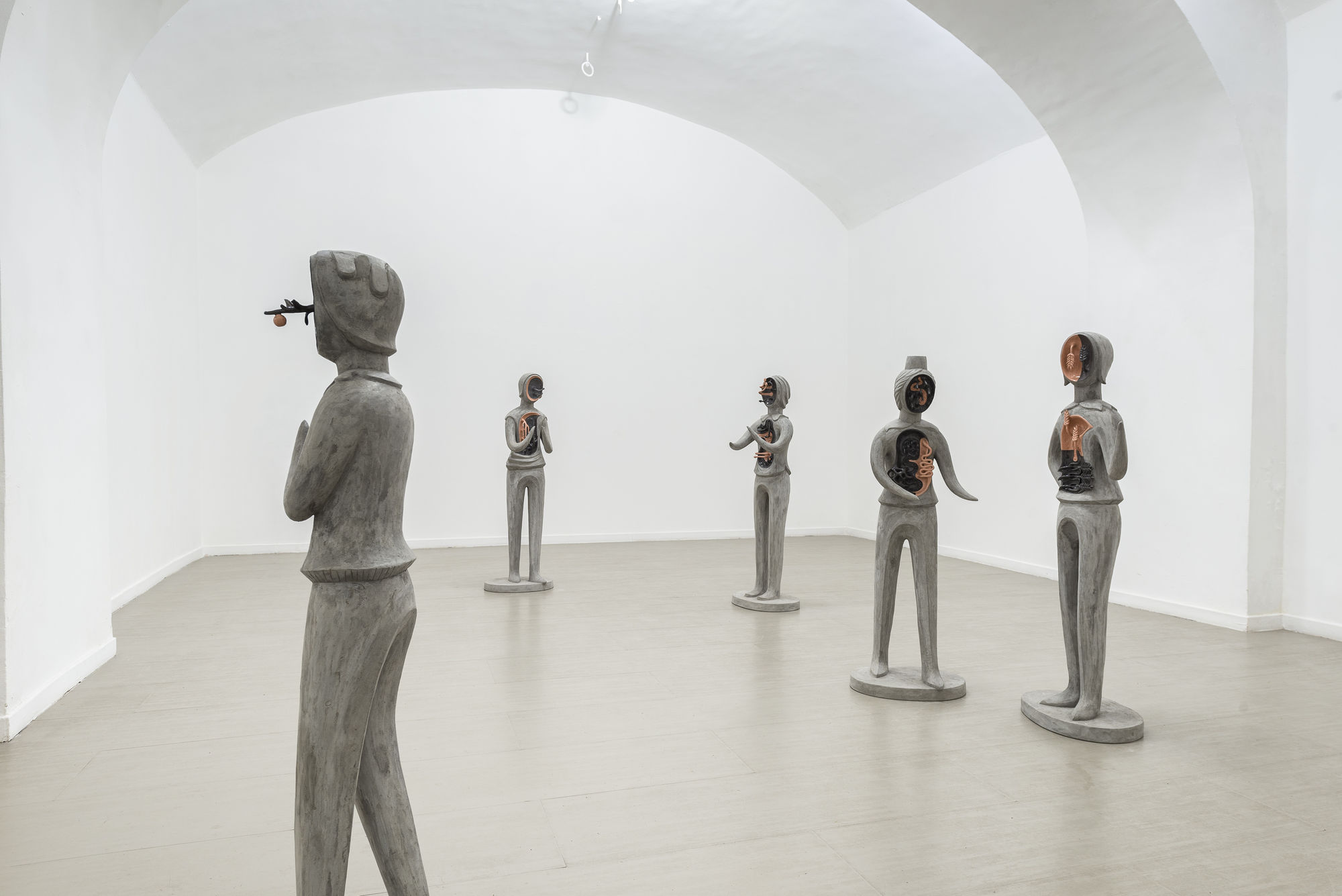 Anna Hulačová Harvest and Survive in installation view at z2o Sara Zanin ph. Sebastiano Luciano