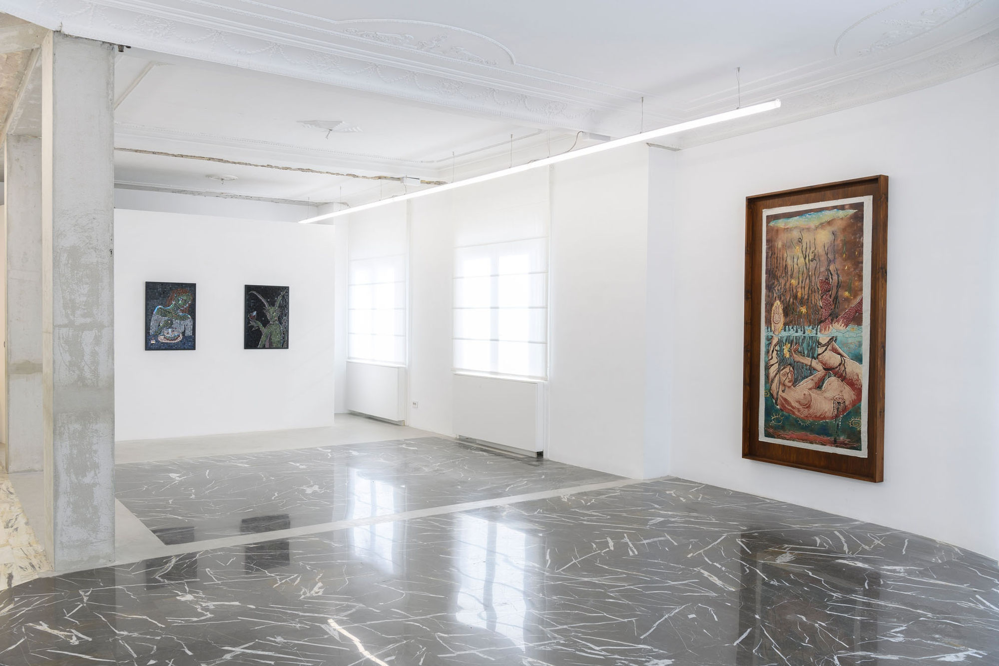 Alexi Marshall, Taming The Unruly Gods, installation view, ph. Giorgio Benni