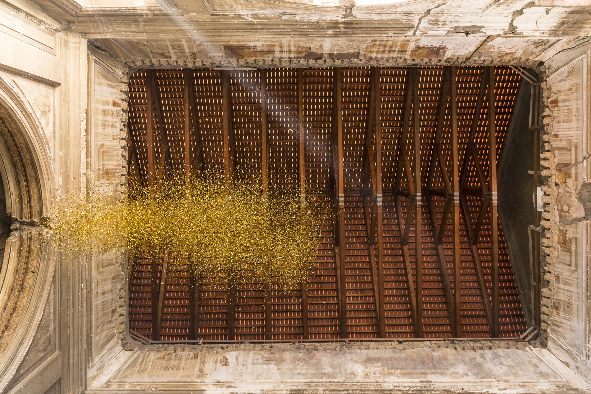 Evgeny Antufiev. Dead Nations: Golden Age Version, curated by Marina Dacci, Opening & Performance Chiesa di San Giuseppe delle Scalze, Naples.