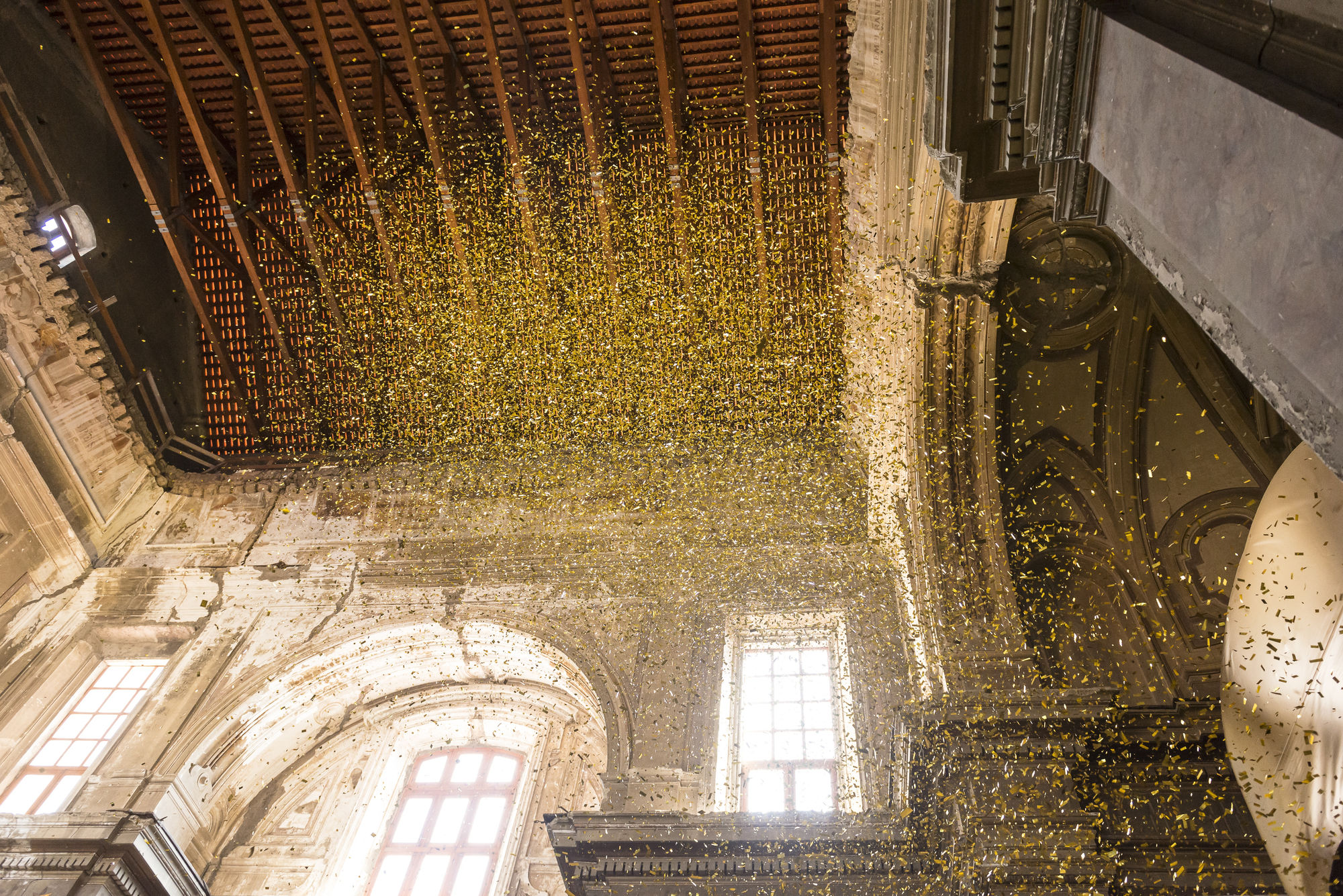 Evgeny Antufiev. Dead Nations: Golden Age Version, curated by Marina Dacci, Opening & Performance Chiesa di San Giuseppe delle Scalze, Naples.