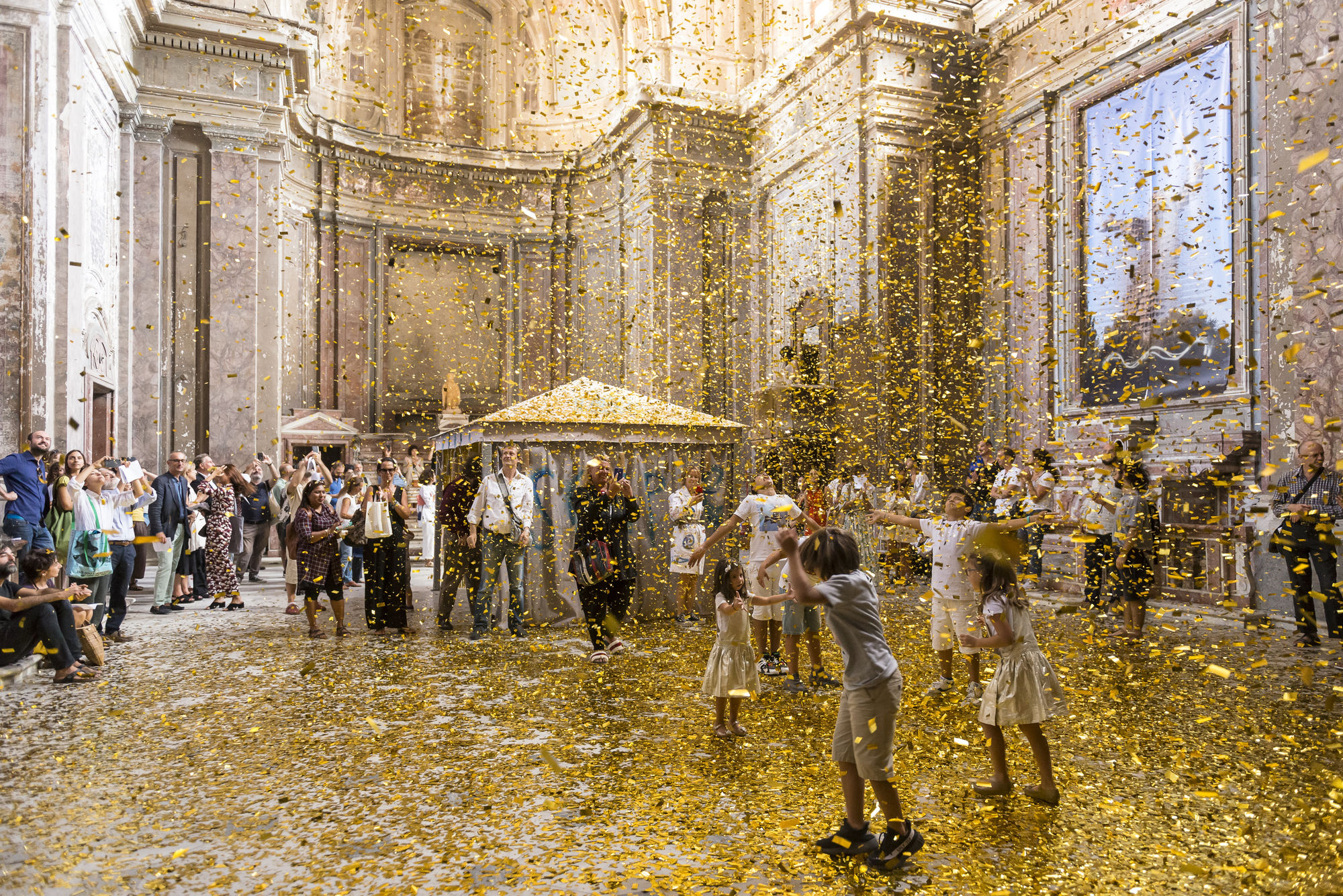 Evgeny Antufiev. Dead Nations: Golden Age Version, curated by Marina Dacci, Opening & Performance Chiesa di San Giuseppe delle Scalze, Naples.