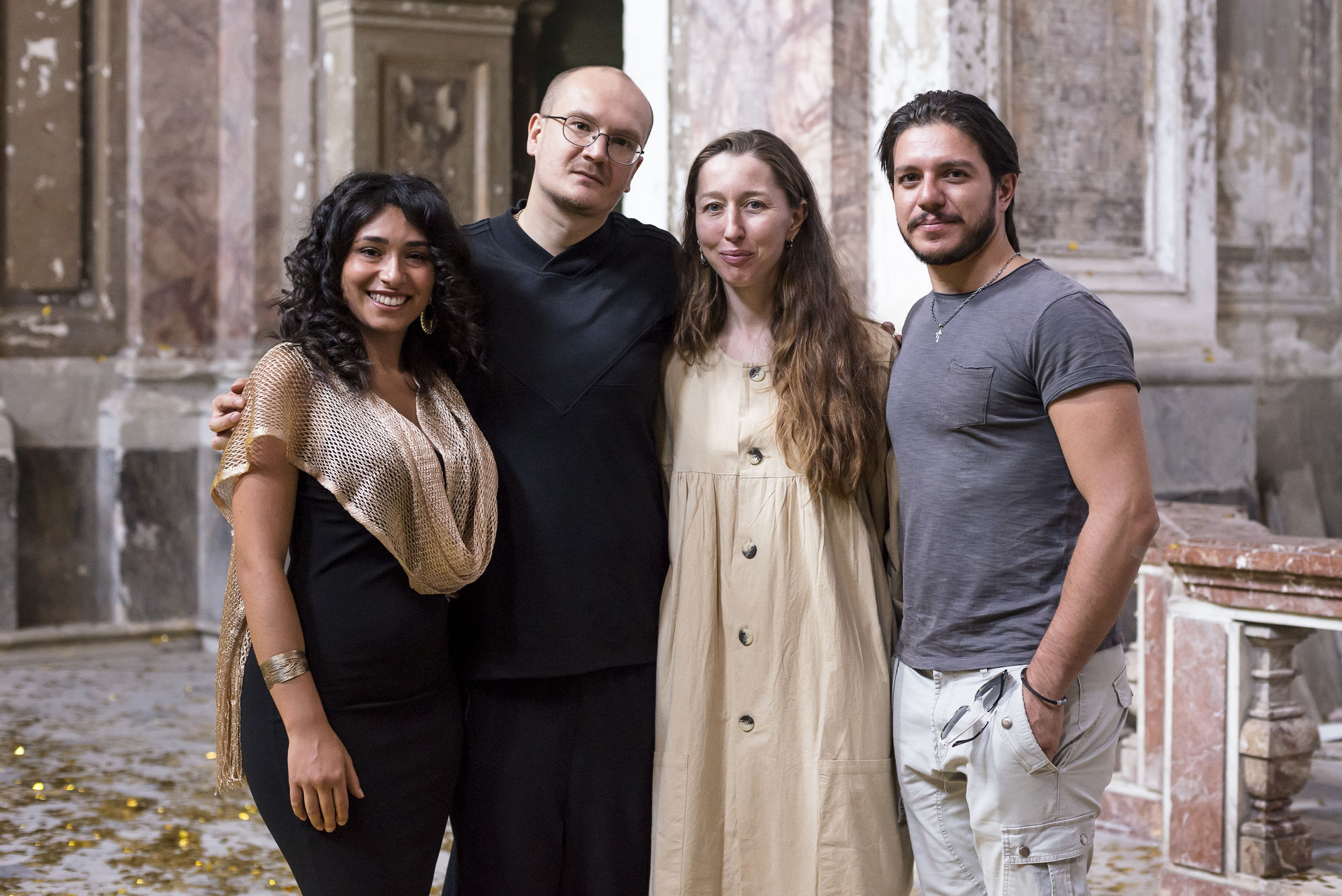 Evgeny Antufiev. Dead Nations: Golden Age Version, curated by Marina Dacci, Opening & Performance Chiesa di San Giuseppe delle Scalze, Naples.