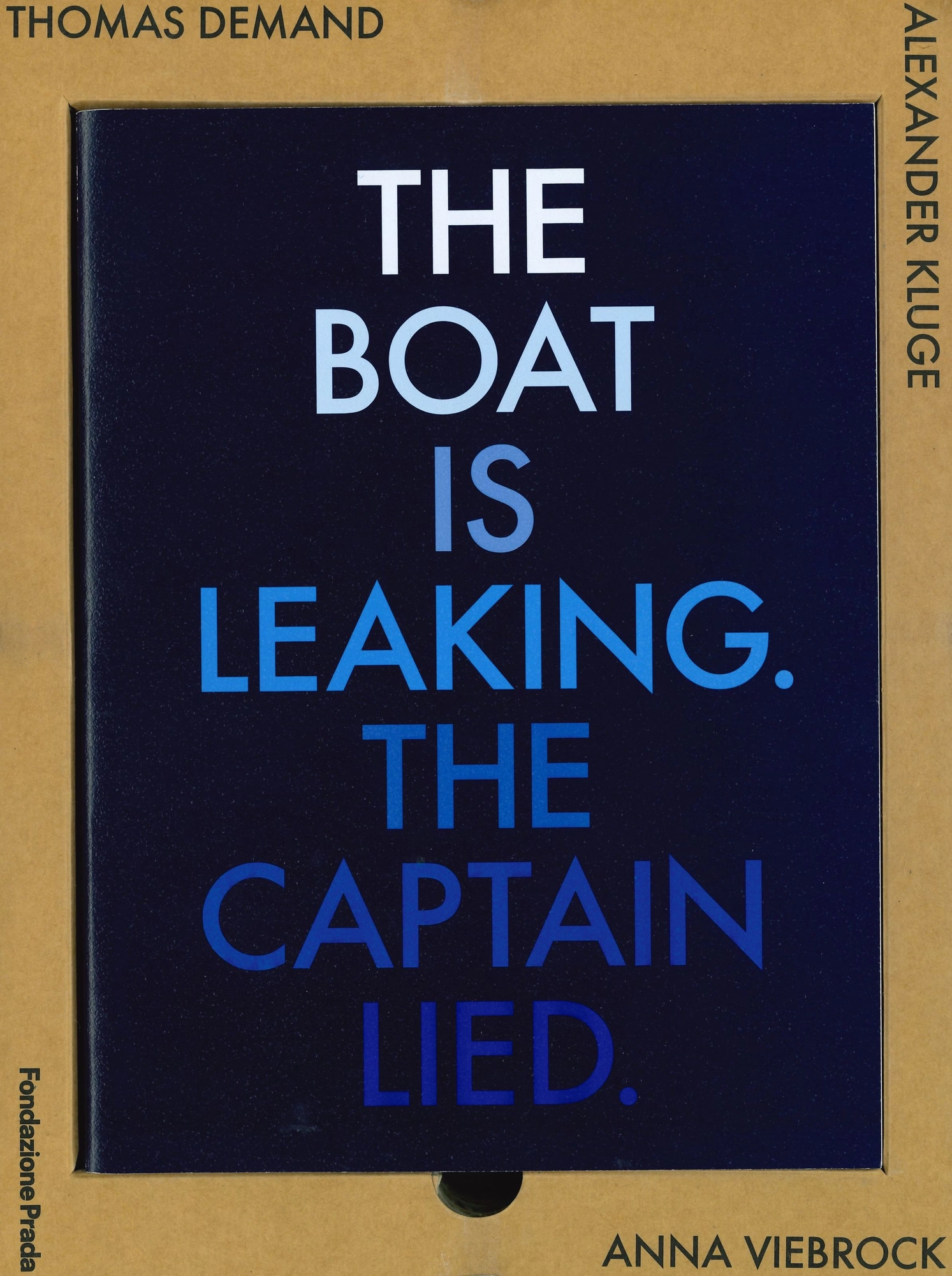 Thomas Demand The Boat Is Leaking. The Captain Lied.