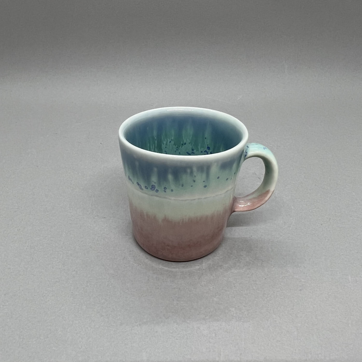 Yuta Segawa espresso cup in a duck egg and blush glaze