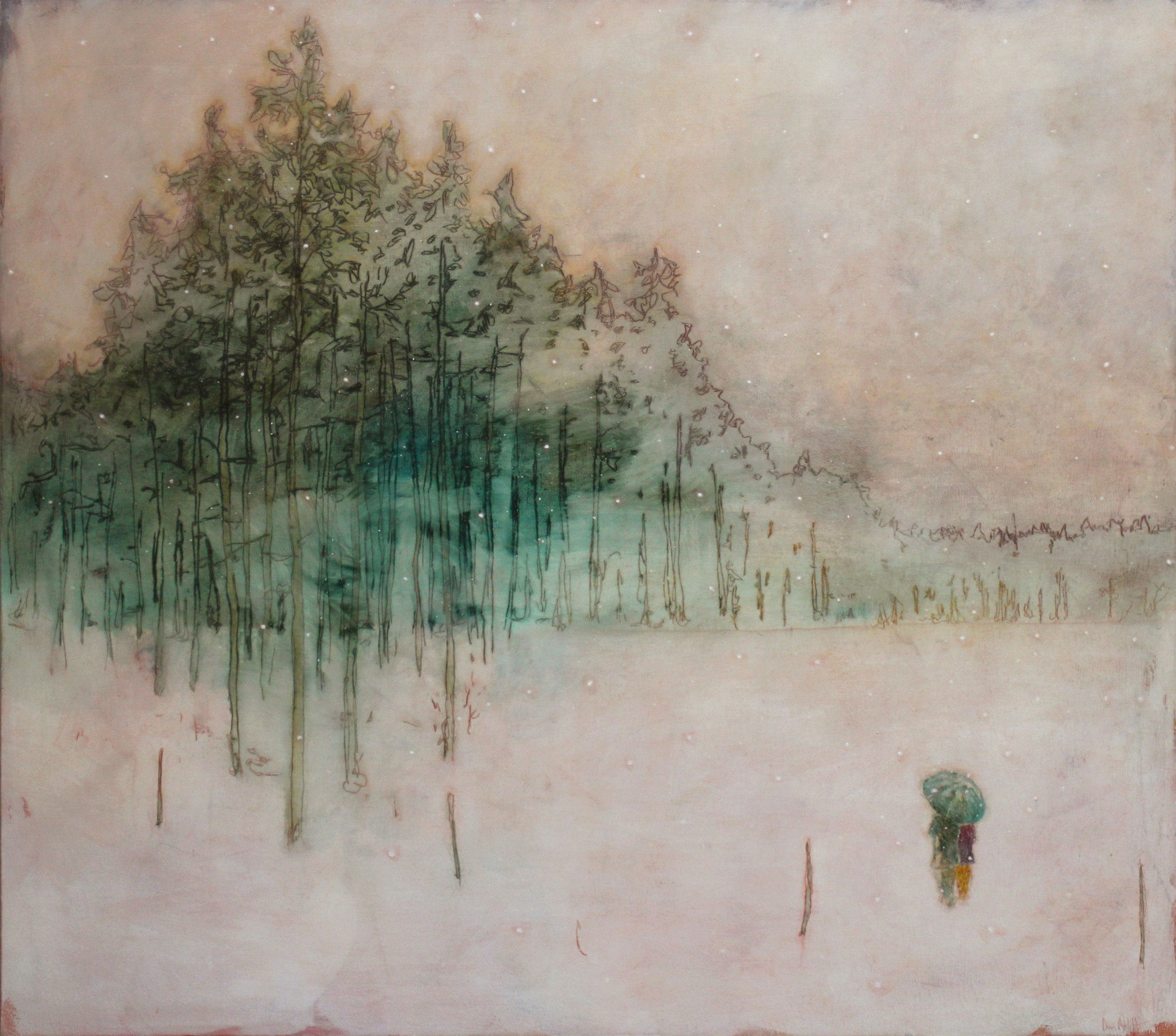 Daniel Ablitt, Winter Walk (Treeline), 2019