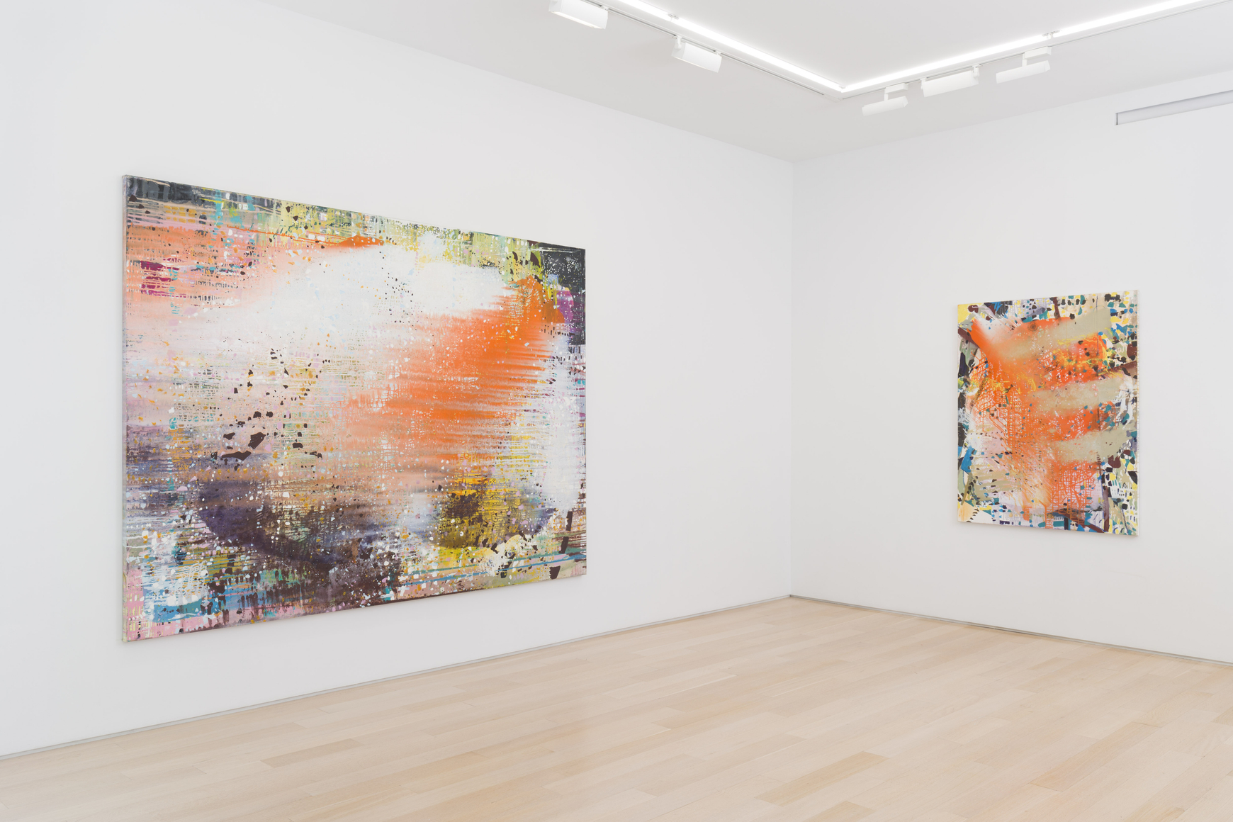 artworks on a white wall