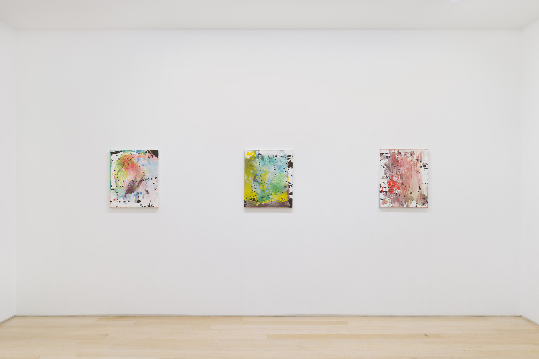 artworks on a white wall