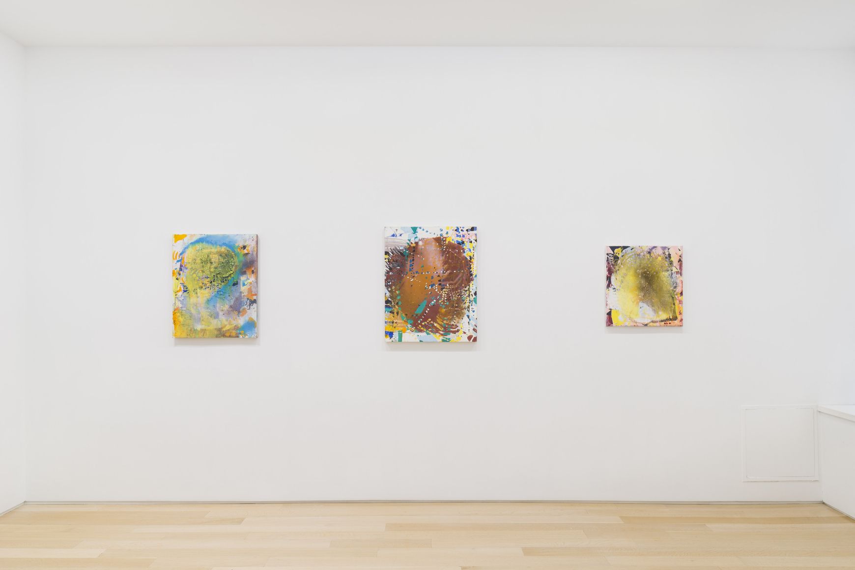 artworks on a white wall