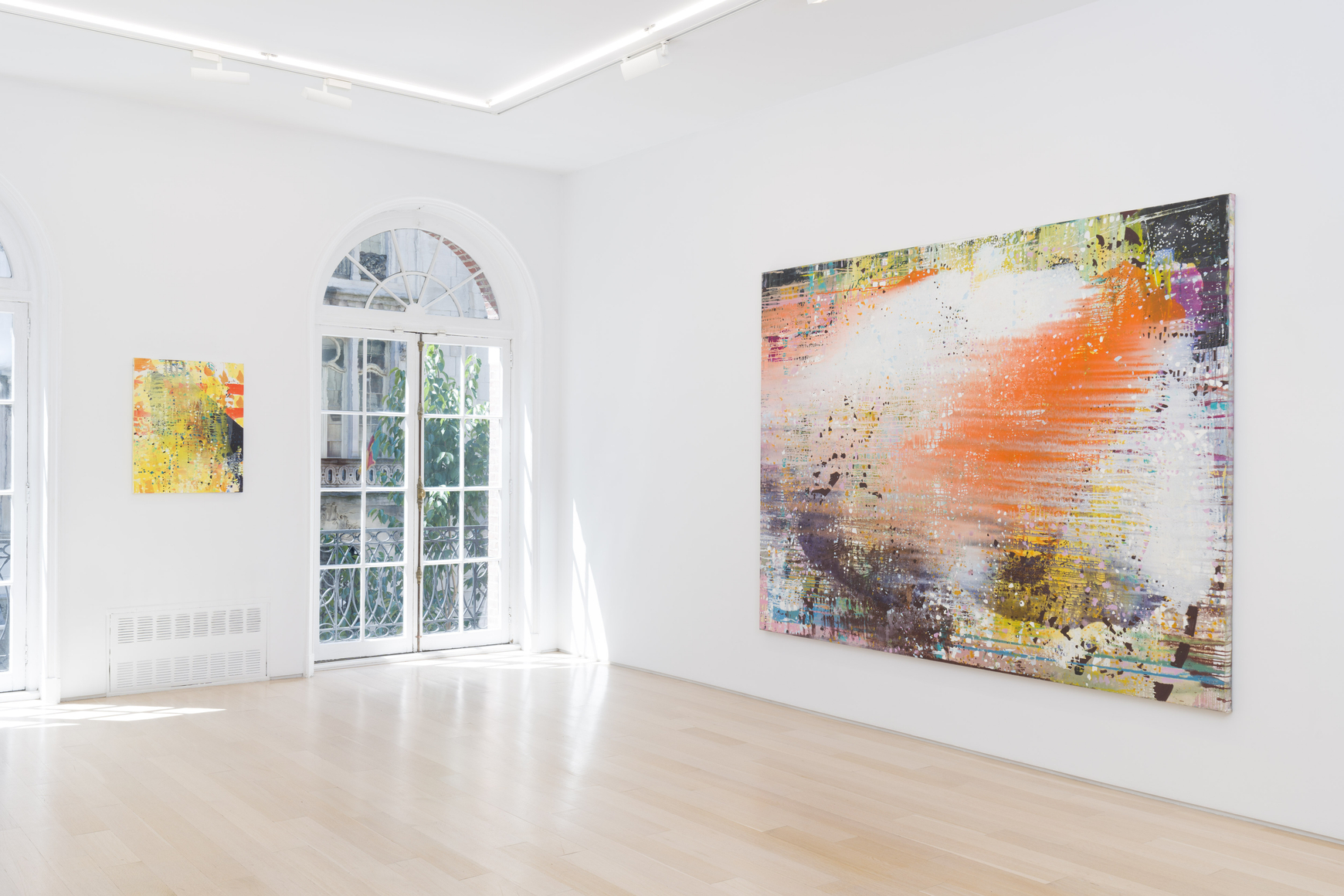 artworks on a white wall