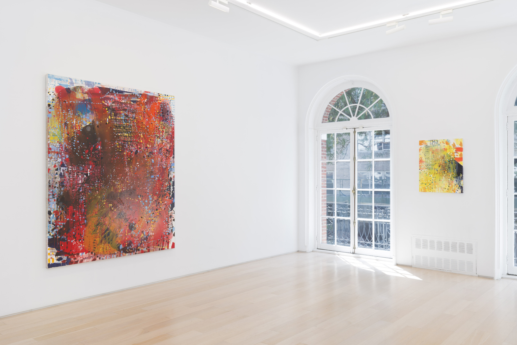 artworks on a white wall