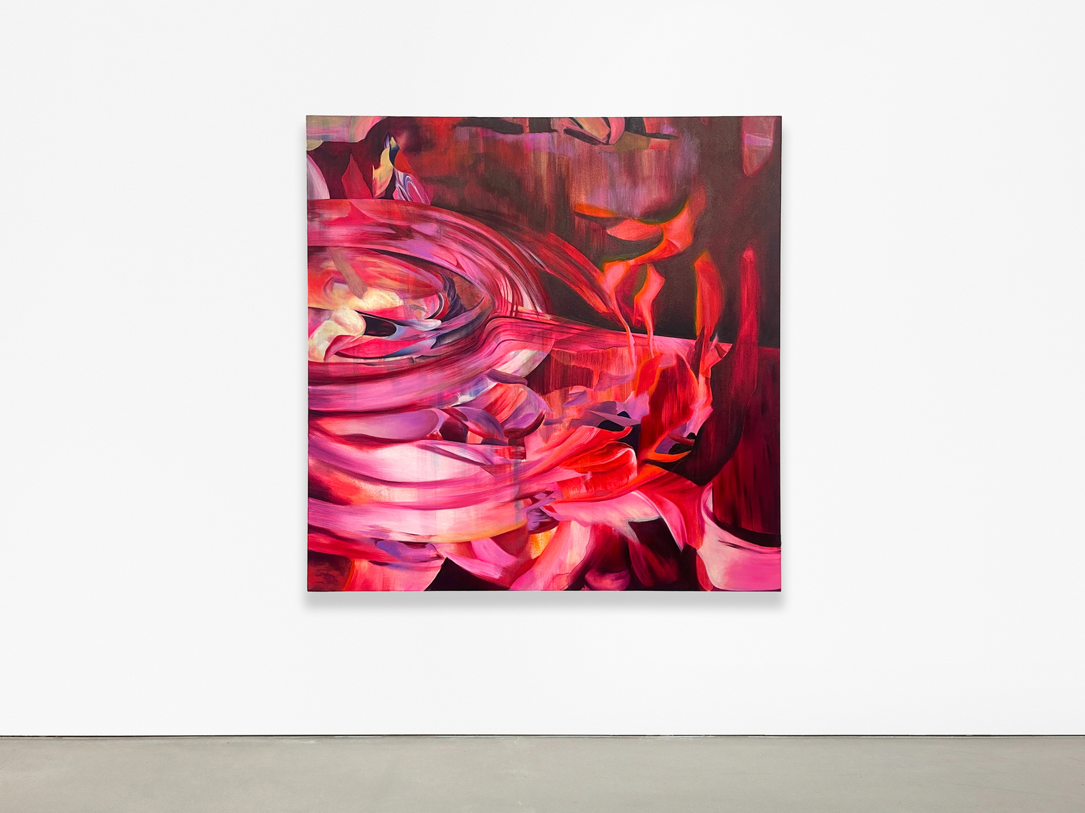 Helen Bermingham Begin and end and end again, 2025 oil on canvas