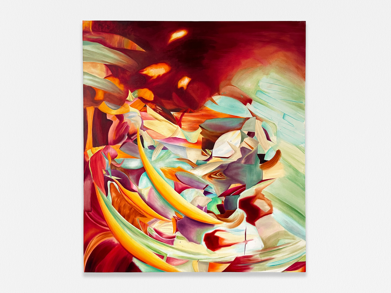 Helen Bermingham The edge of what you said, 2026 oil on canvas