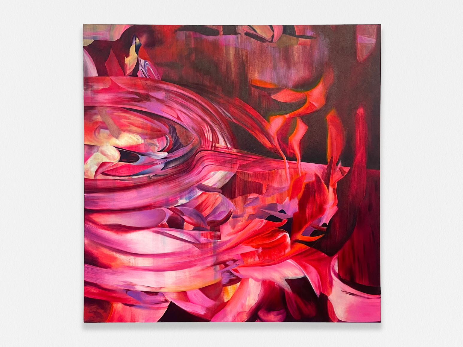 Helen Bermingham Begin and end and end again, 2025 oil on canvas