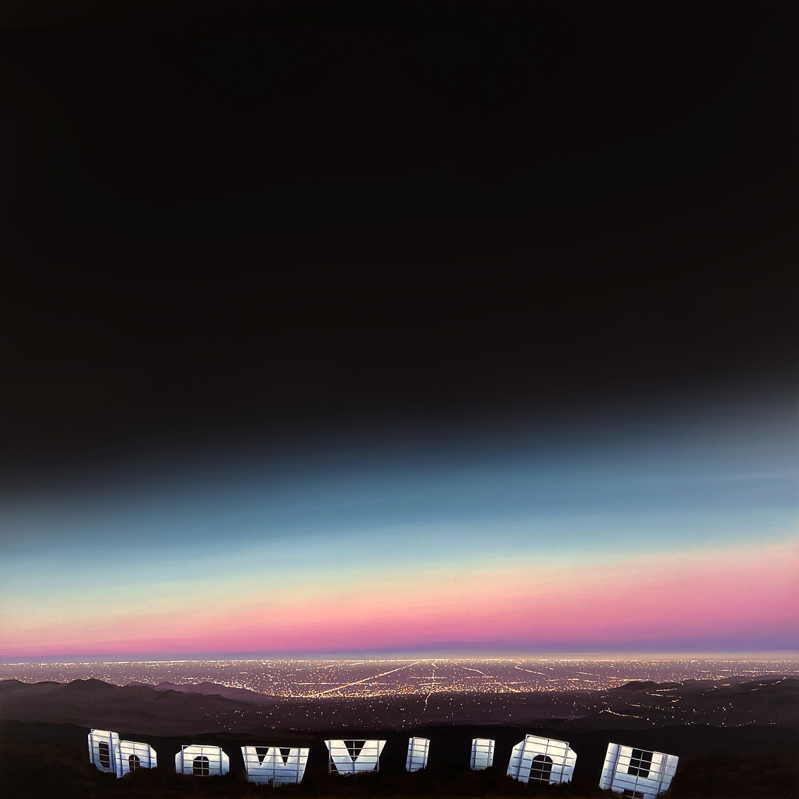 KRISTIN MOORE, Over the Hollywood Hills and Far Away, 2025