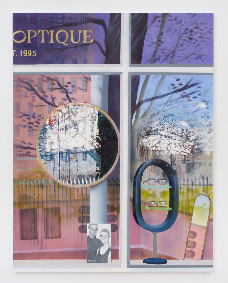 Optique, 2026 Flashe, oil, acrylic, CMYK silkscreen, on Dibond