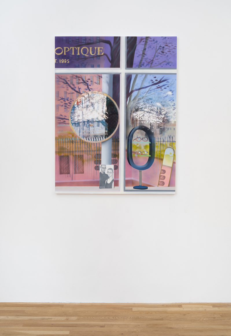 Optique, 2026 Flashe, oil, acrylic, CMYK silkscreen, on Dibond