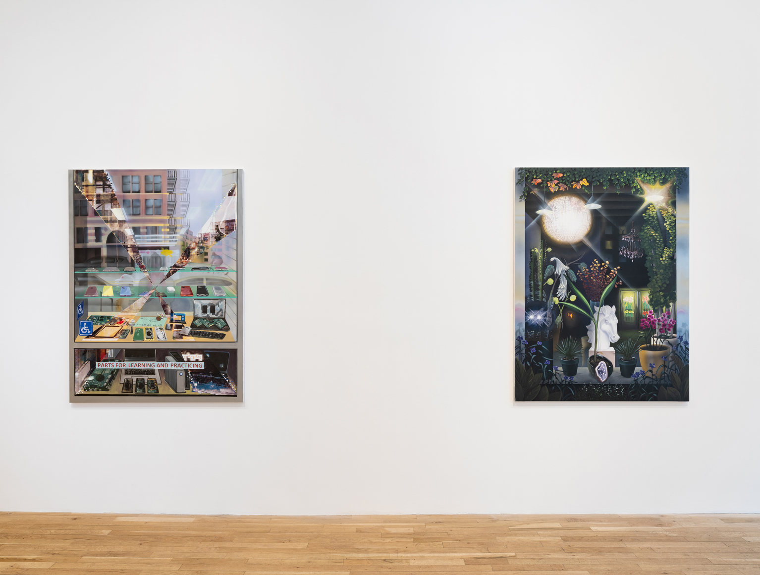 Installation view of Melissa Brown, Window Shopping, February 20 &ndash; March 21, 2026