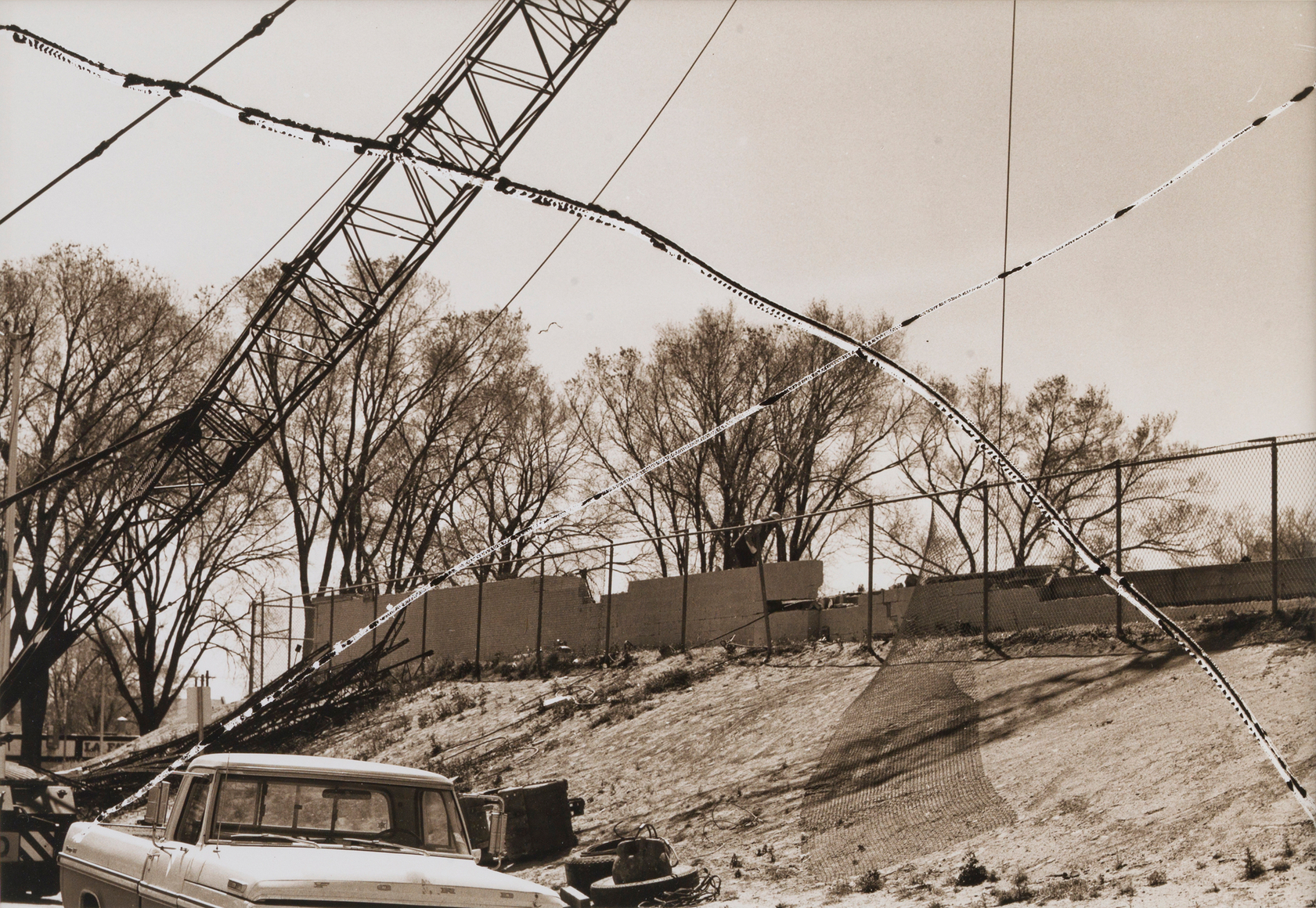 Wave, 1975 vintage toned gelatin silver print