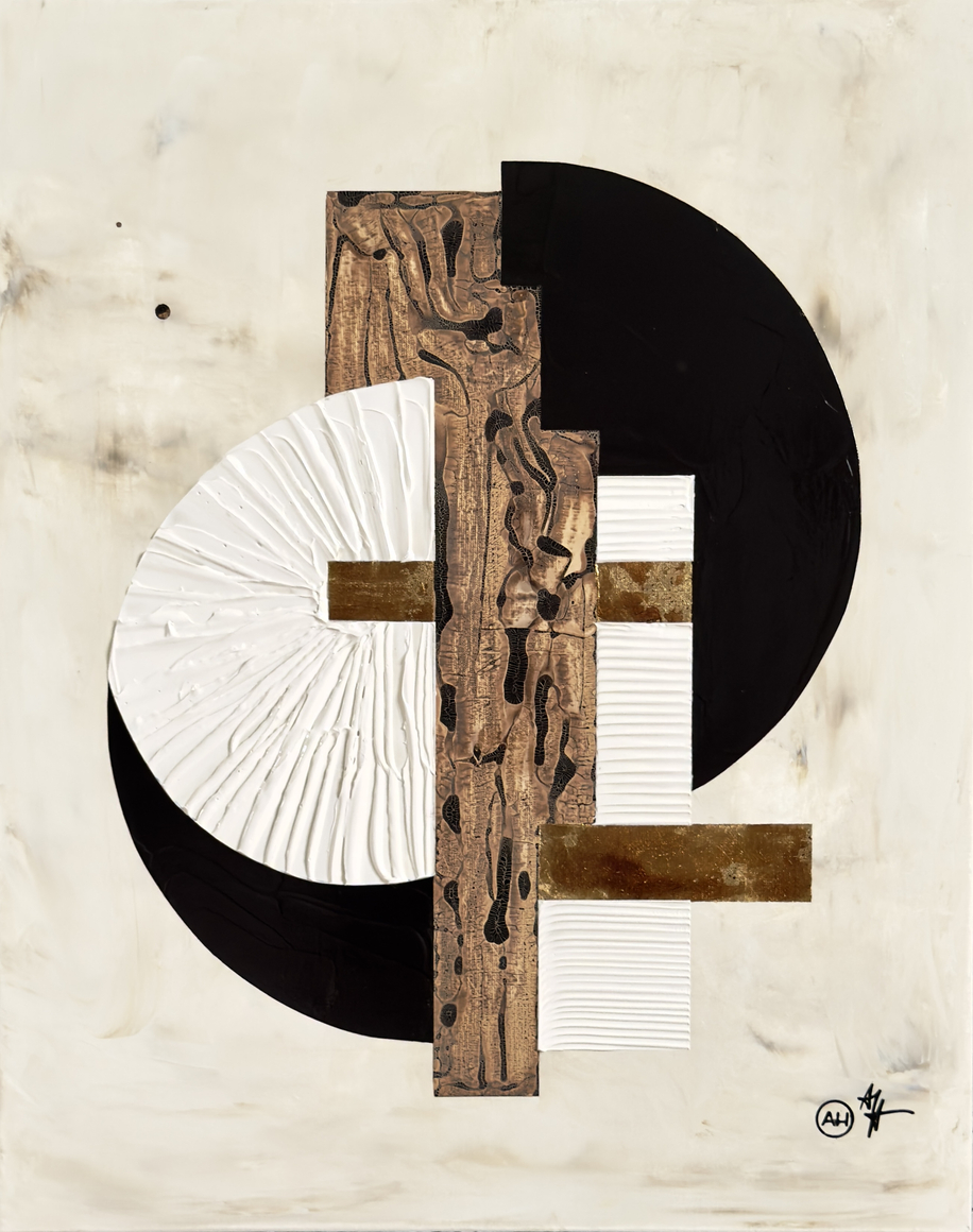 Cyclique, 2025 Mixed media on canvas